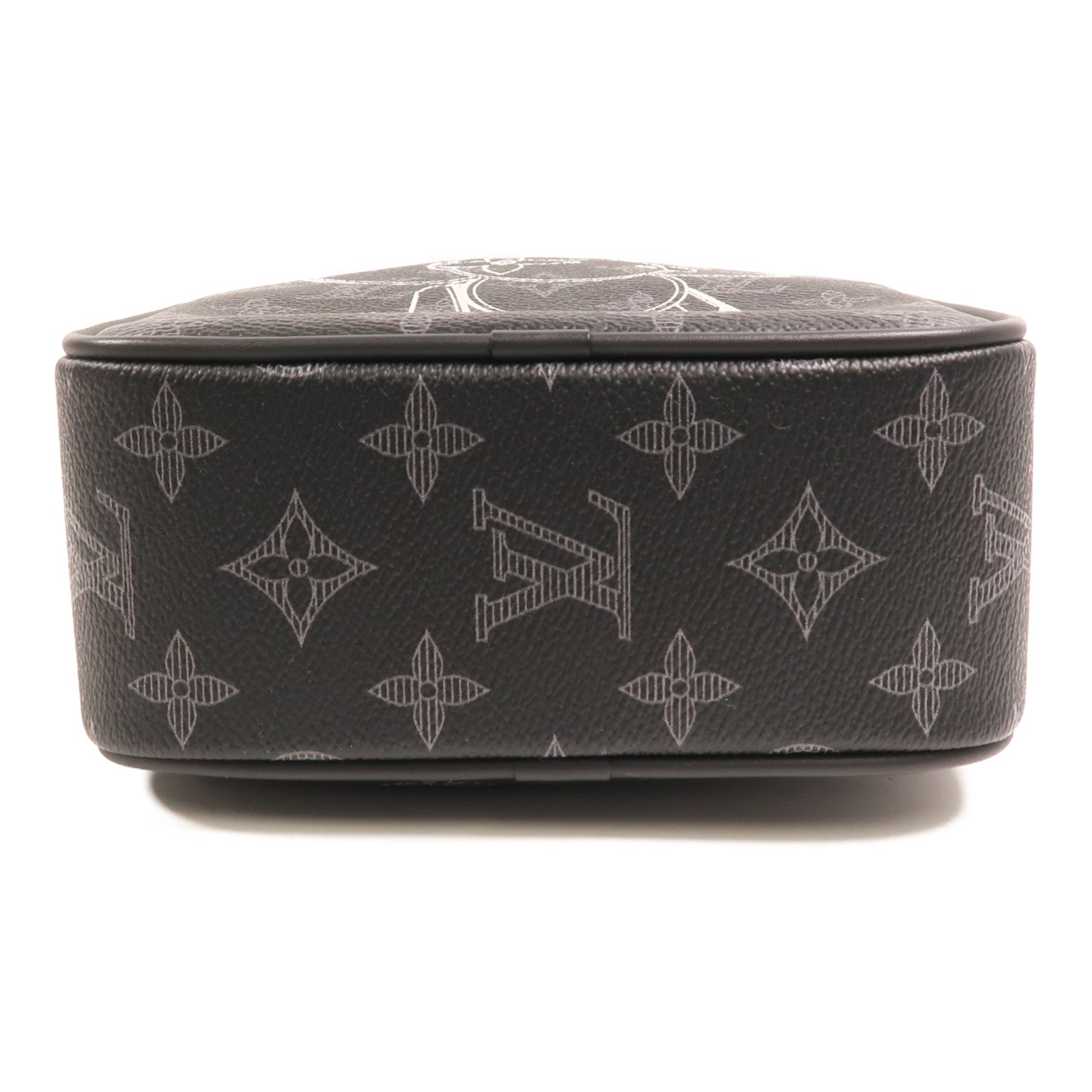 LOUIS VUITTON Monogram Eclipse Vivienne Danube PM肩背袋