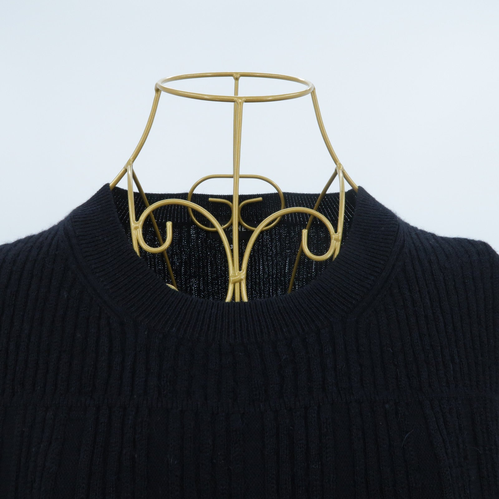 CHANEL Alpaca/Wool Coco Button Knit Dress連身裙