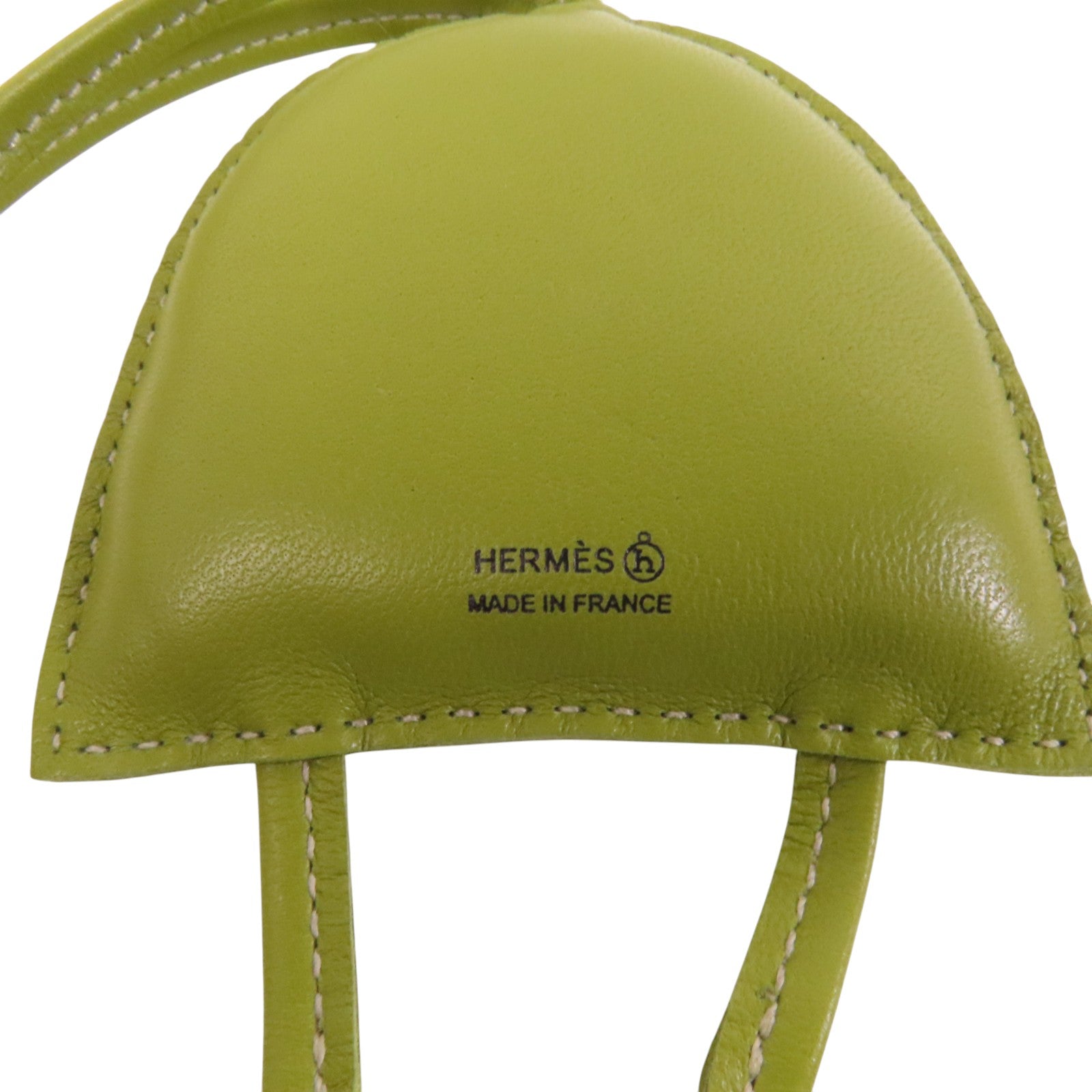 HERMES Milo皮革Petit H Hibouton Charm掛飾