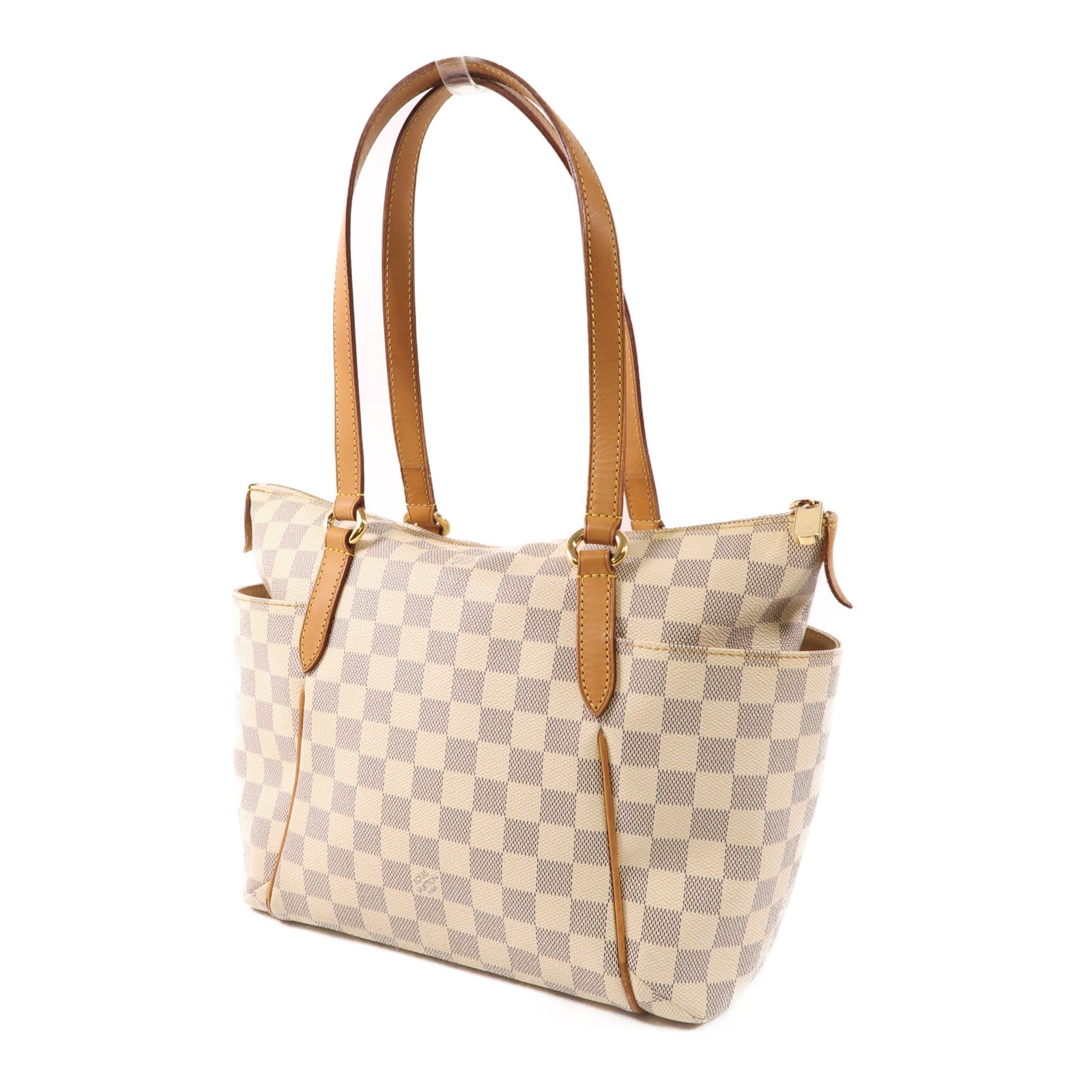 LOUIS VUITTON Damier Azur Totally PM金扣肩背袋