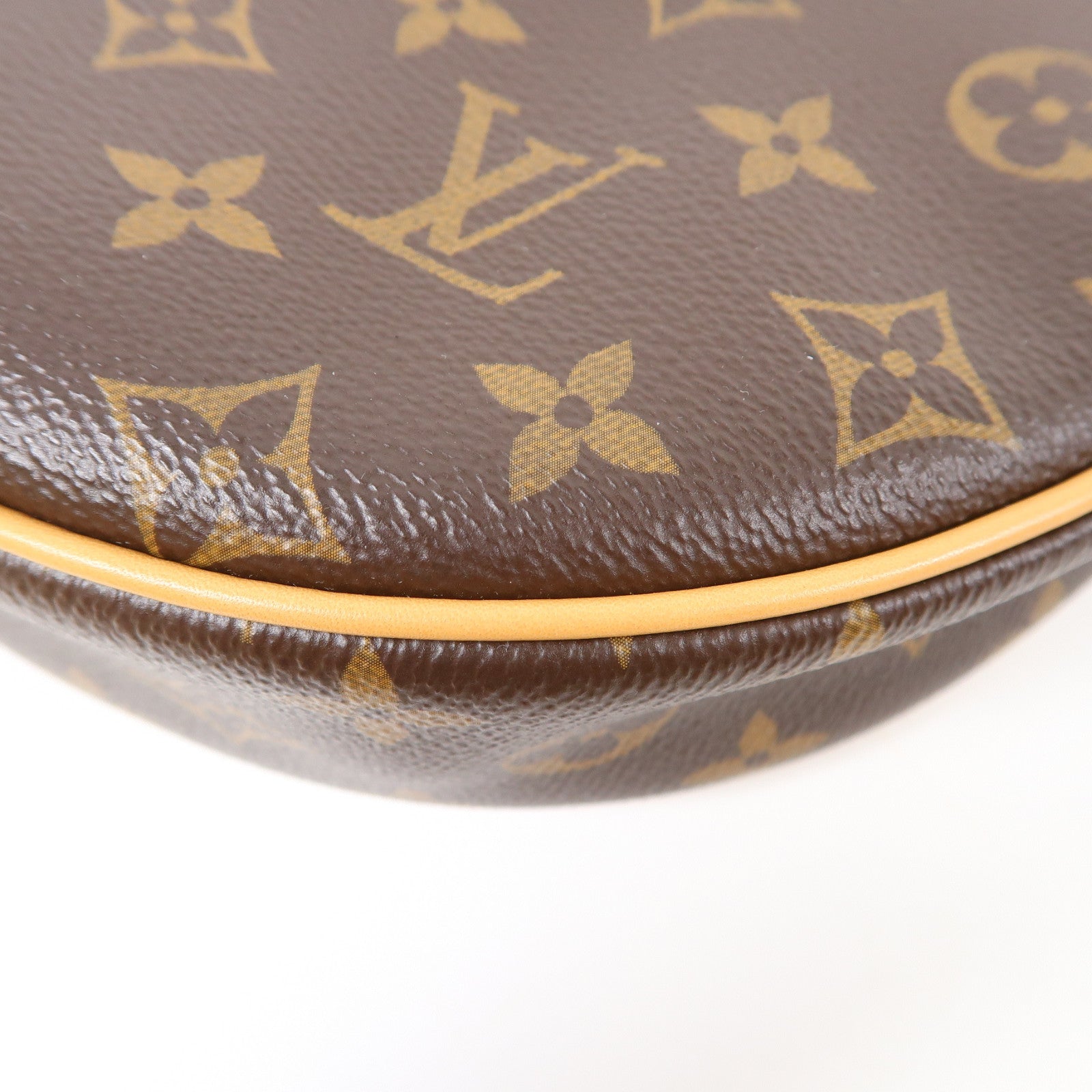 LOUIS VUITTON Monogram Loop PM金扣手挽肩背兩用袋啡色