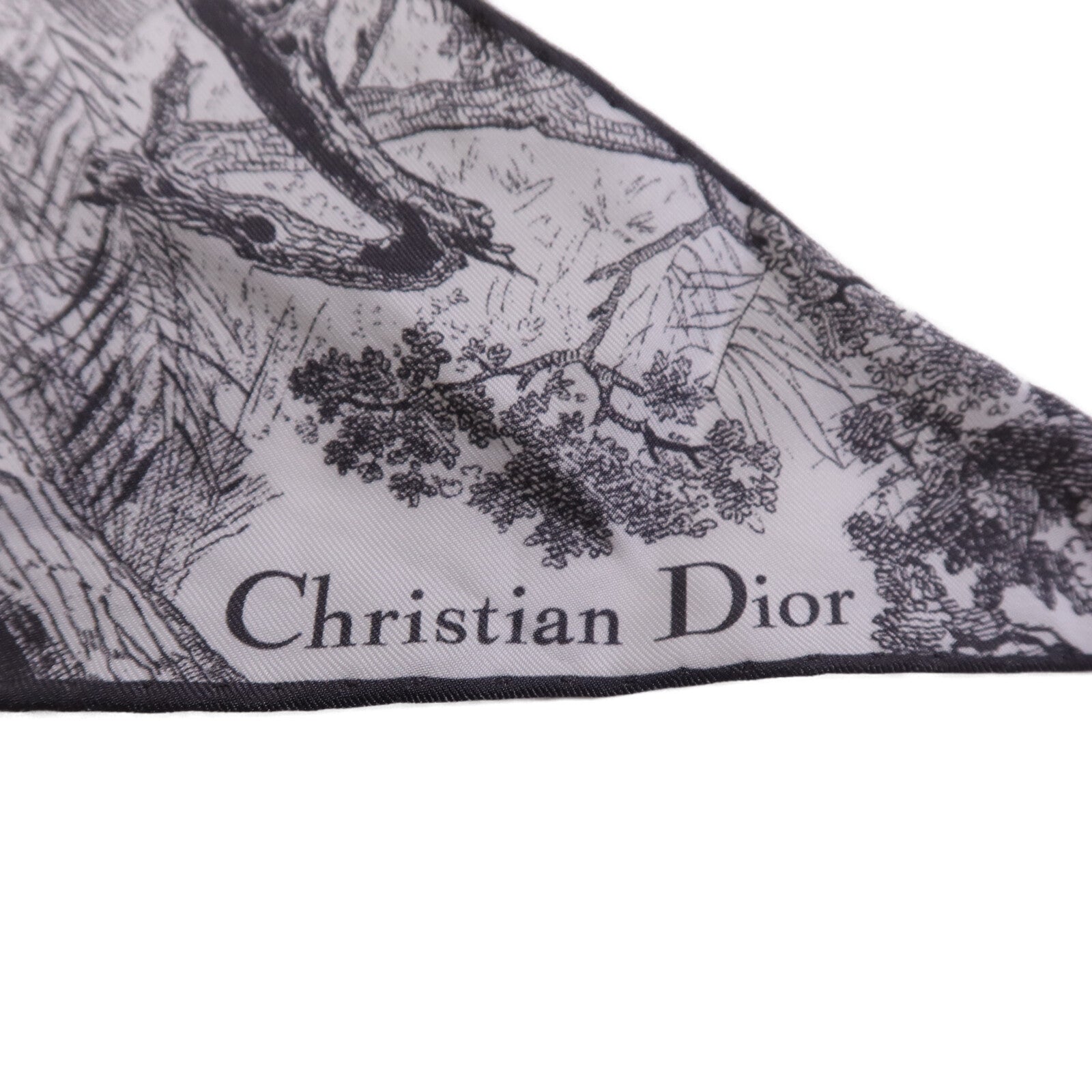 Dior 【激減優惠】絲質Toile de Jouy Diamond絲巾