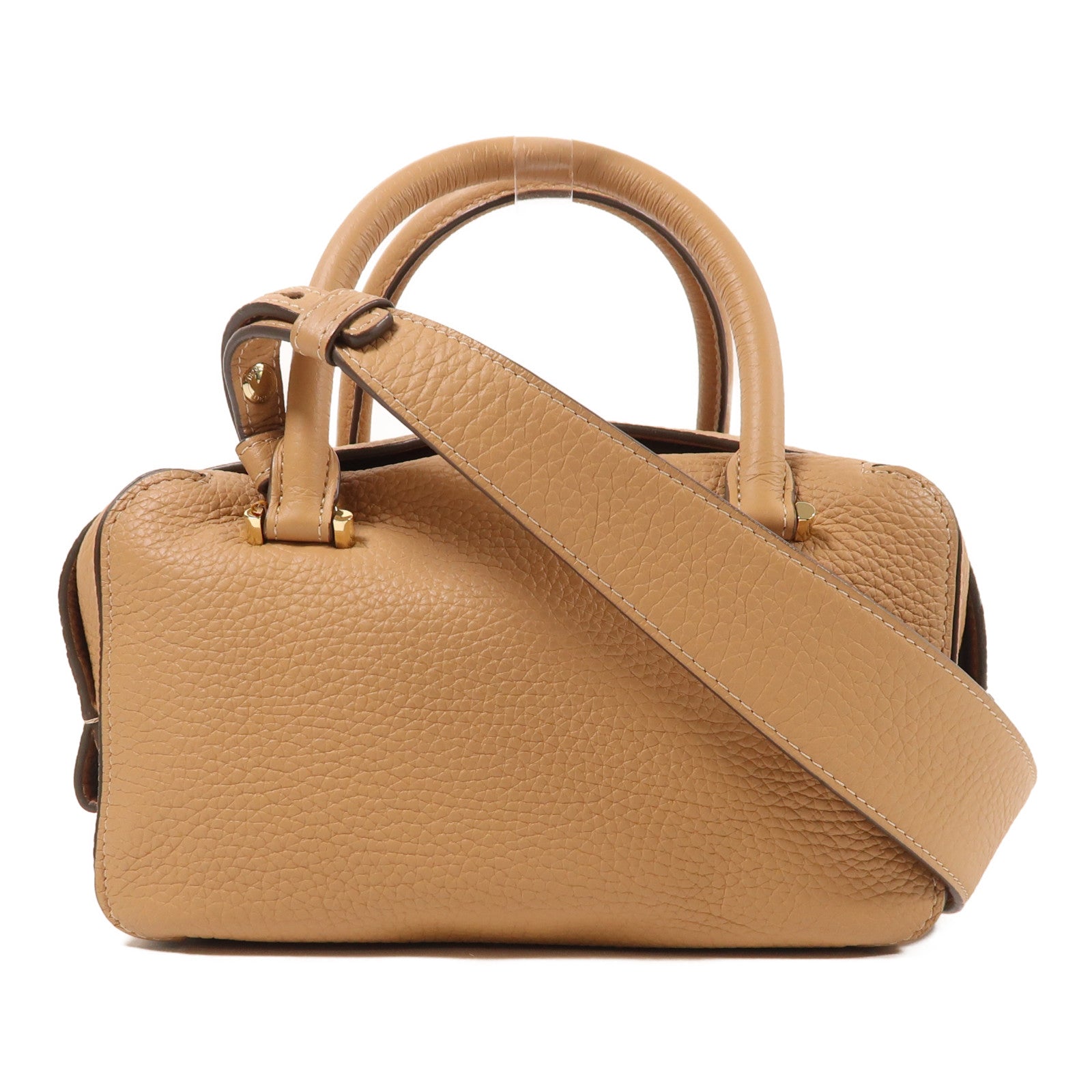 Delvaux 牛皮皮革Delvaux Cool Box Mini金扣手挽肩背兩用袋