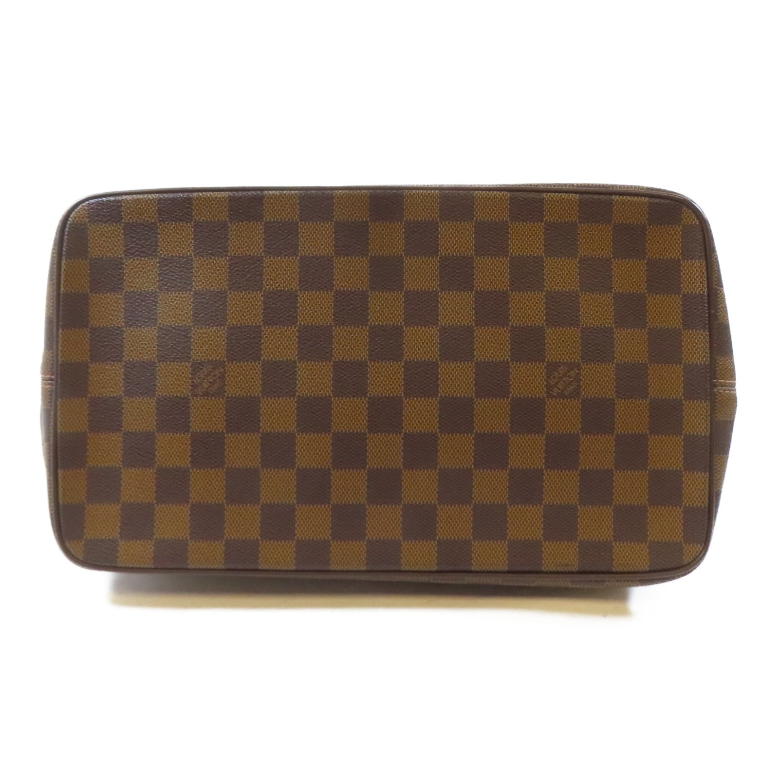 LOUIS VUITTON 【激減優惠】Damier Saleya MM金扣手挽袋啡色