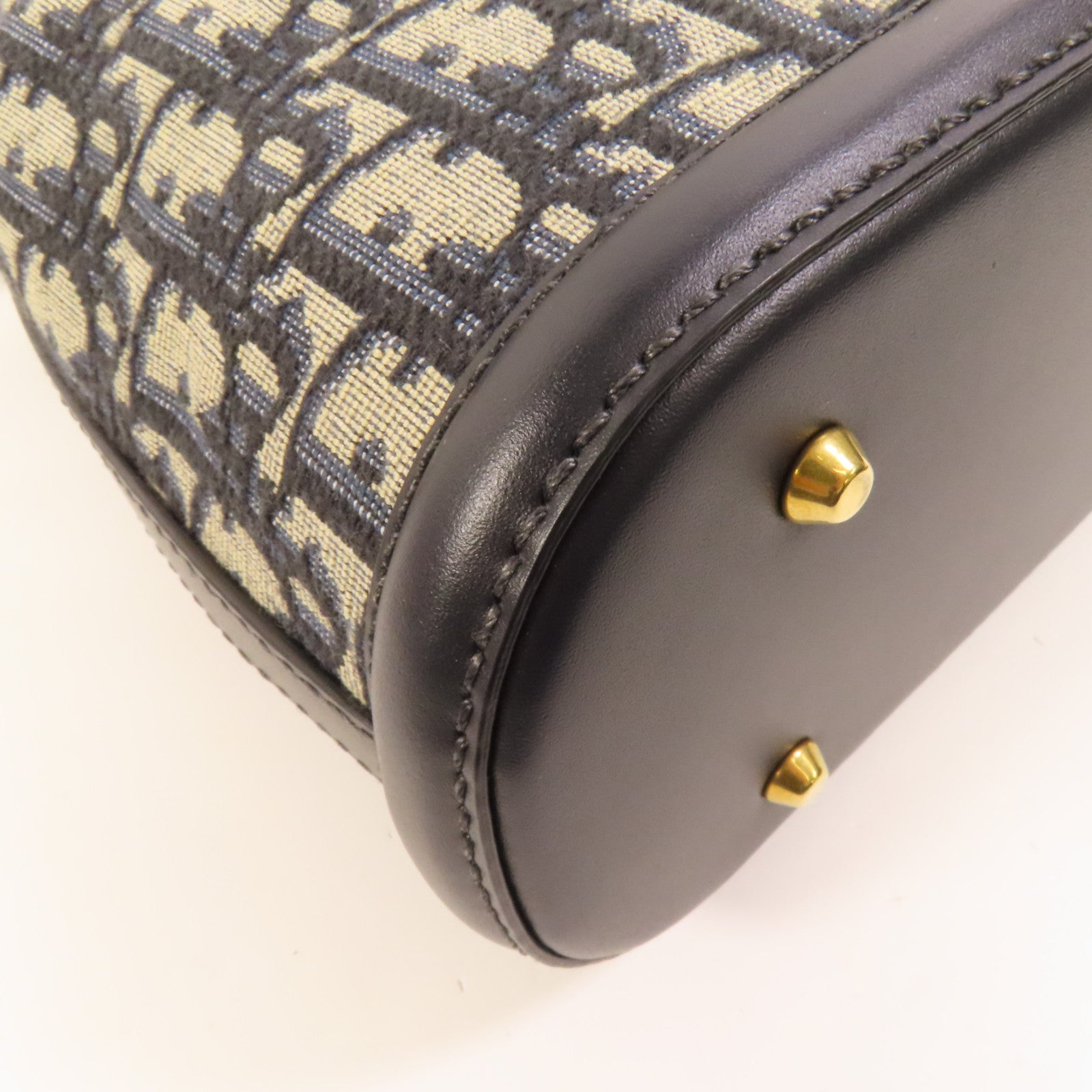 Dior 帆布C'est Dior Bag金扣手挽肩背兩用袋