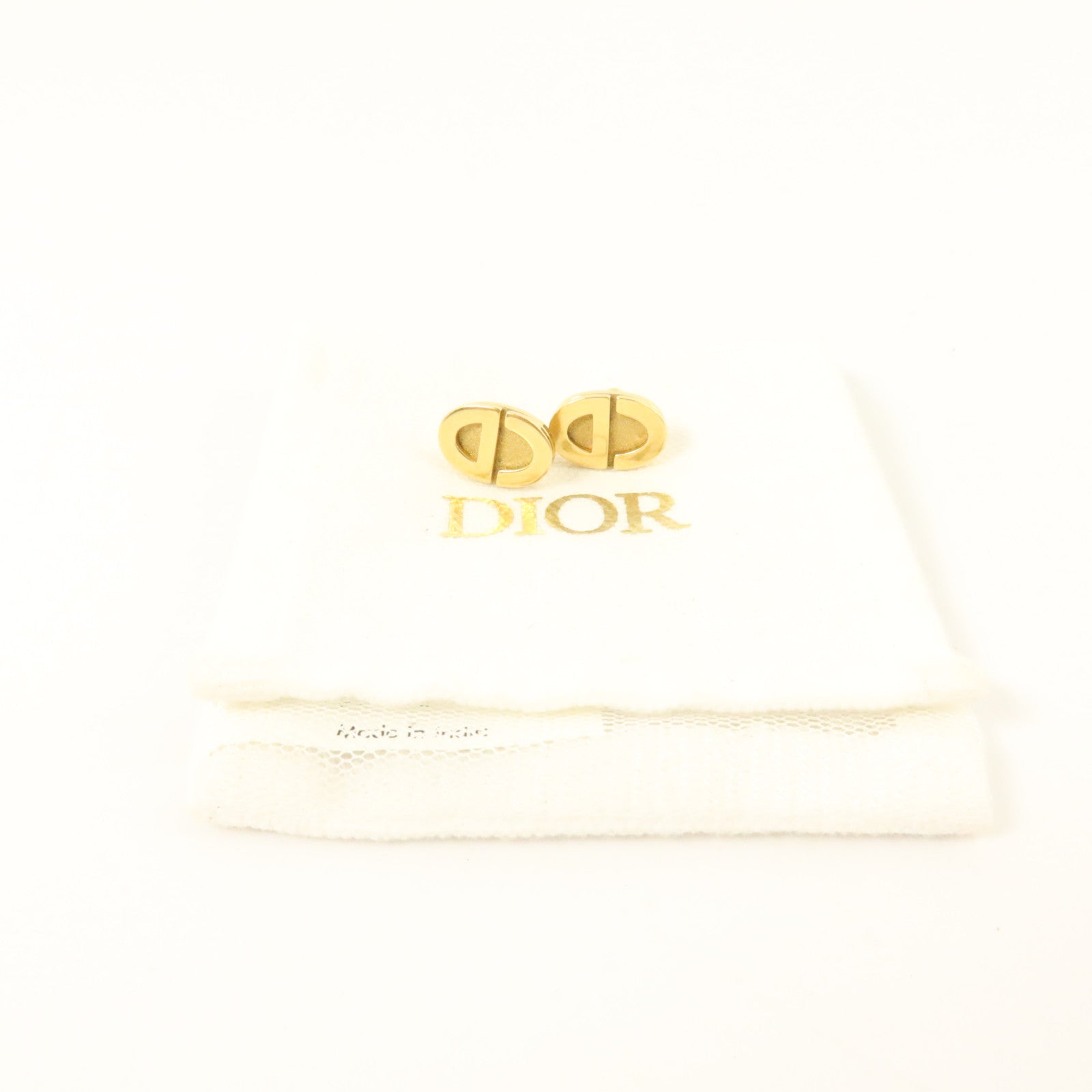 Dior 金屬Forever Dior Stud Earrings耳環