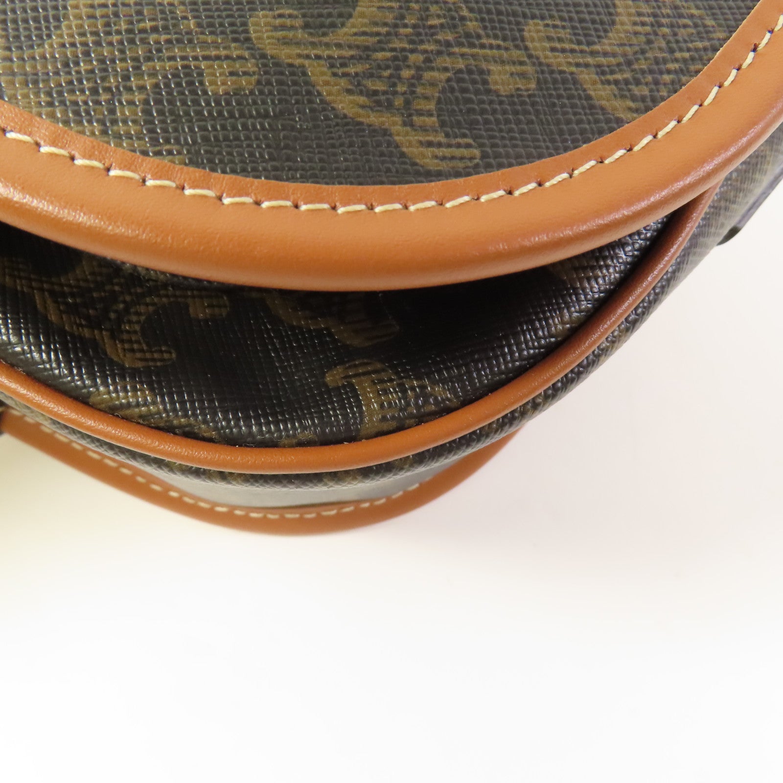 CELINE 塗層帆布Medium Folco肩背袋
