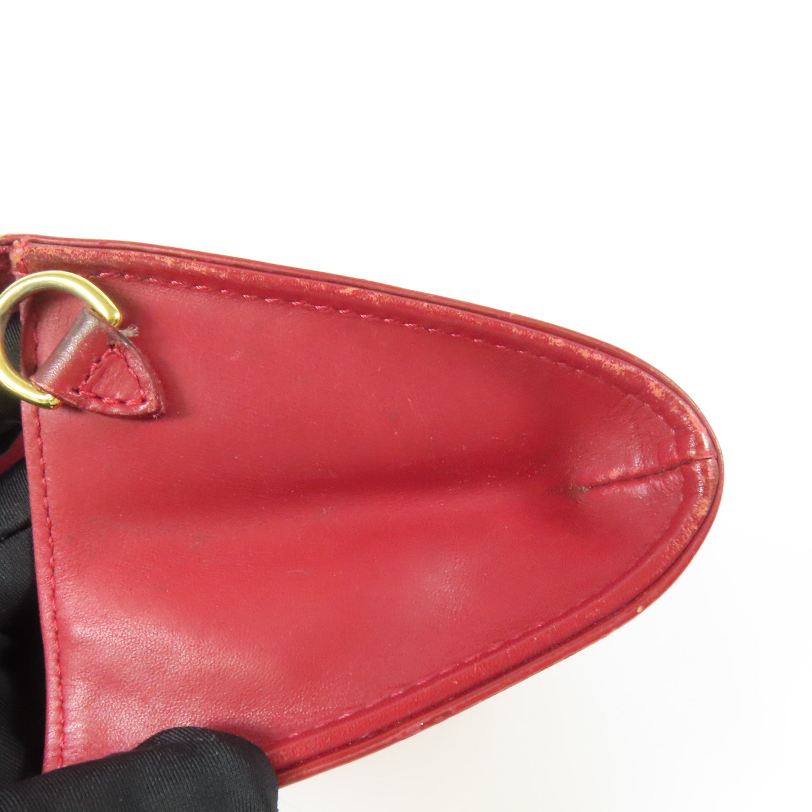 LOUIS VUITTON Monogram Vernis Rossmore MM金扣肩背袋