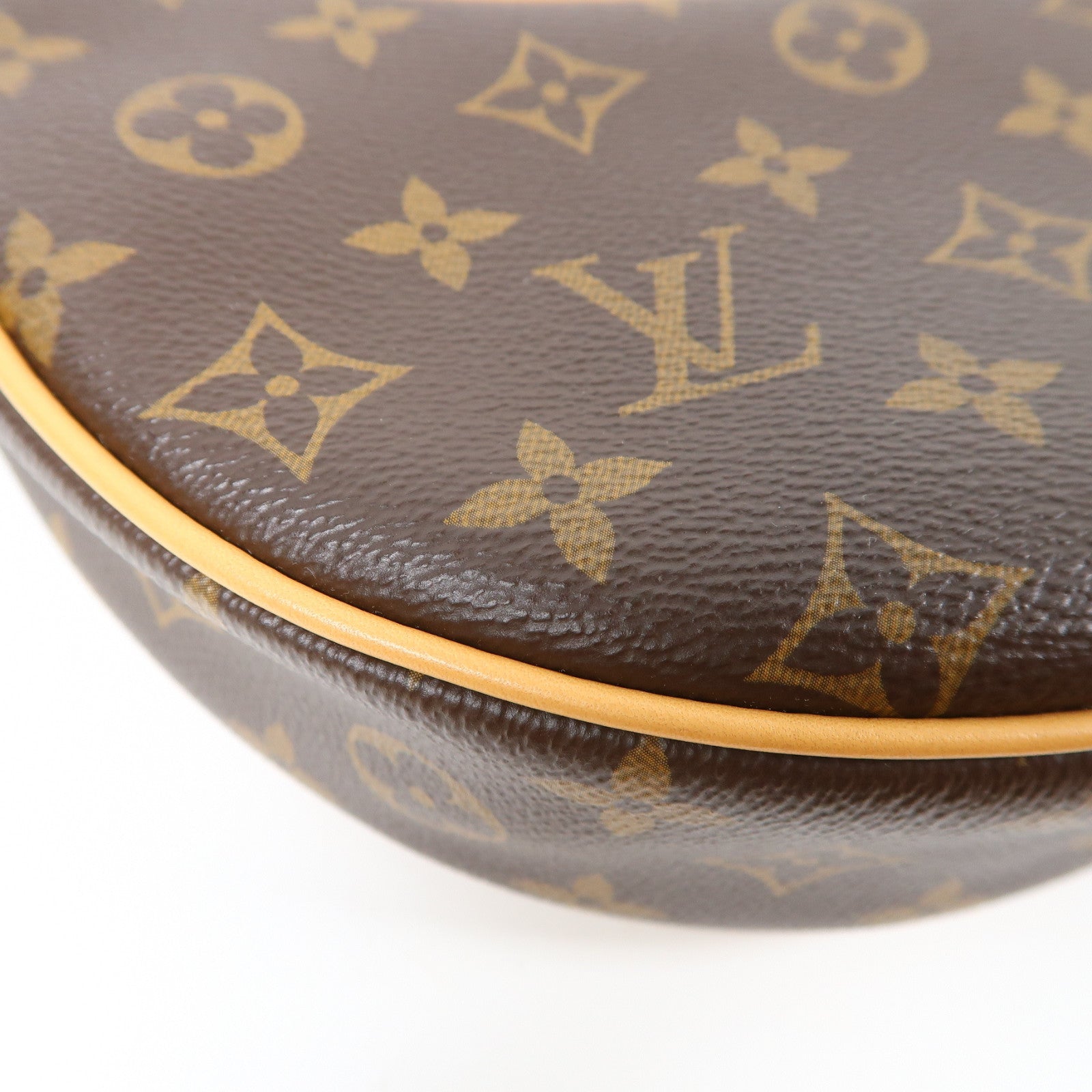 LOUIS VUITTON Monogram Loop PM金扣手挽肩背兩用袋啡色