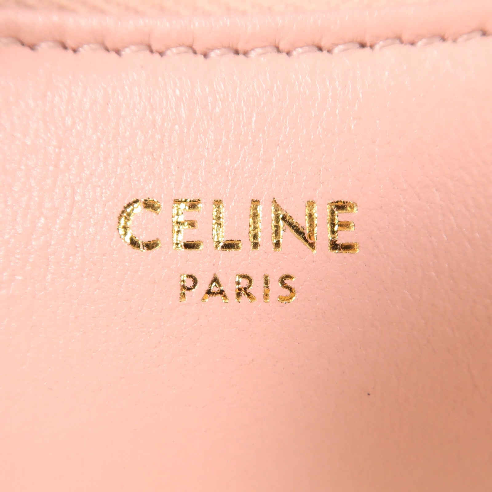 CELINE 【激減優惠】牛皮皮革Ava金扣肩背袋