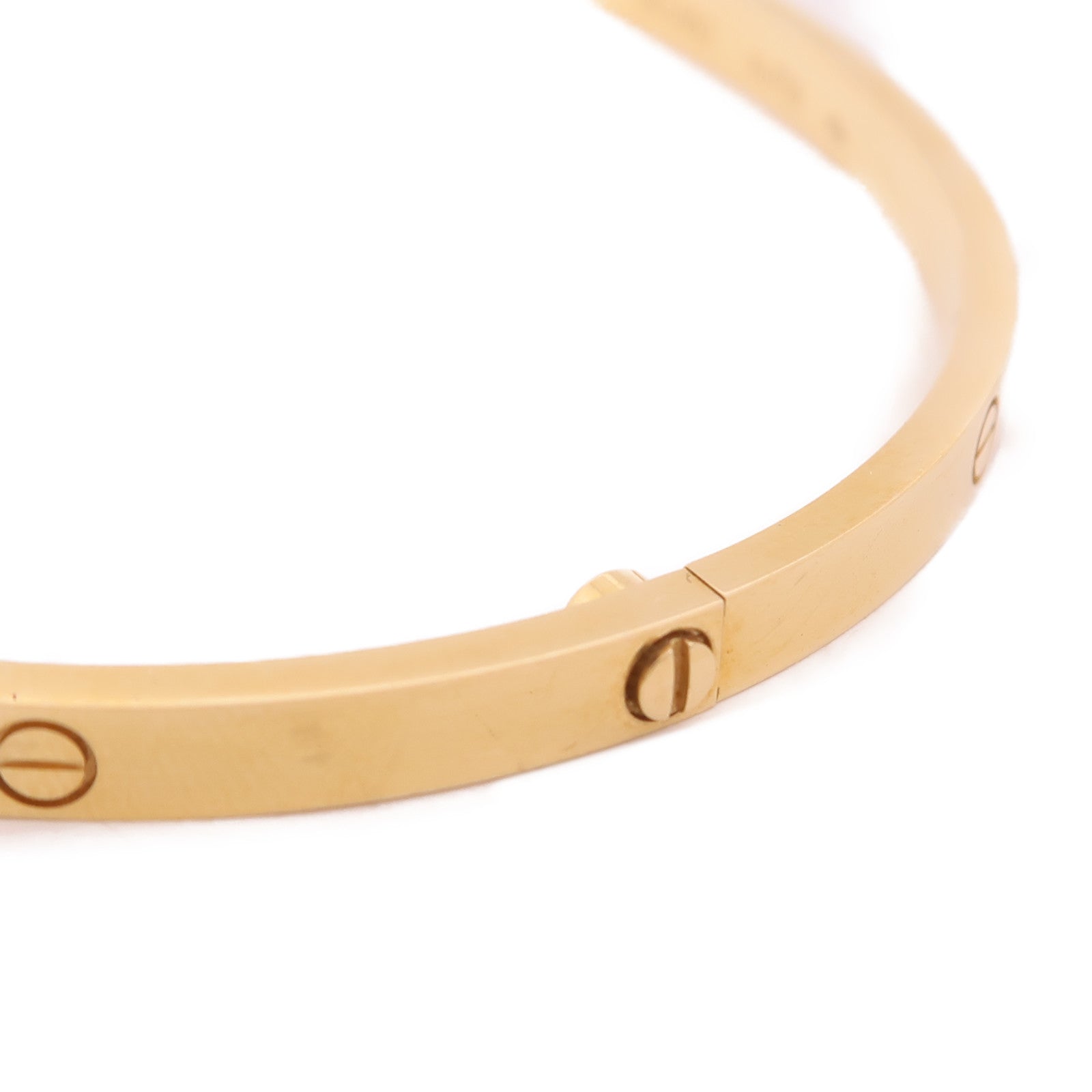 CARTIER 18K黃金Love Bangle手鐲