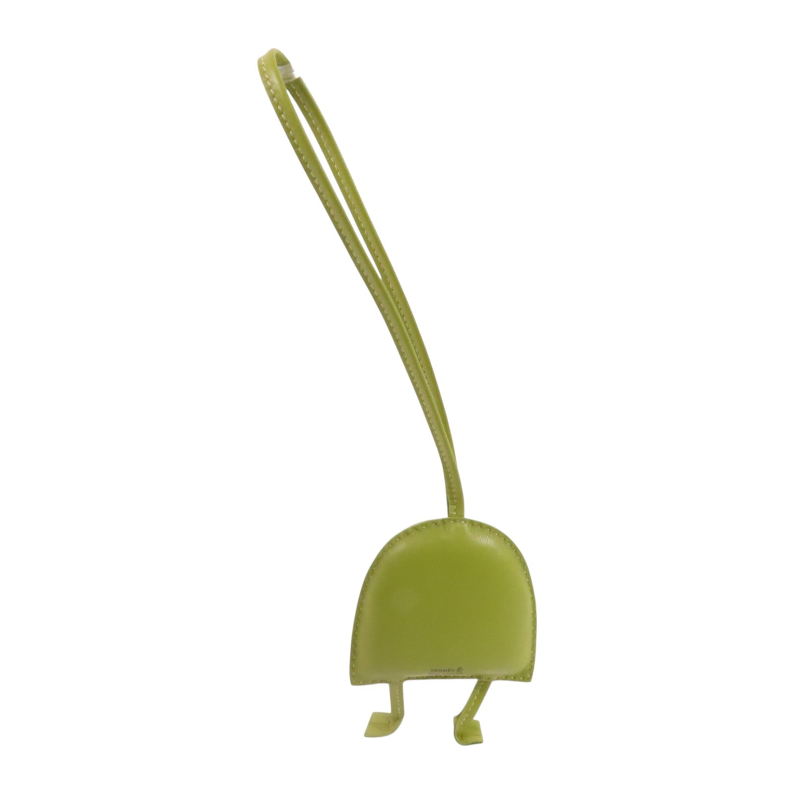 HERMES Milo皮革Petit H Hibouton Charm掛飾