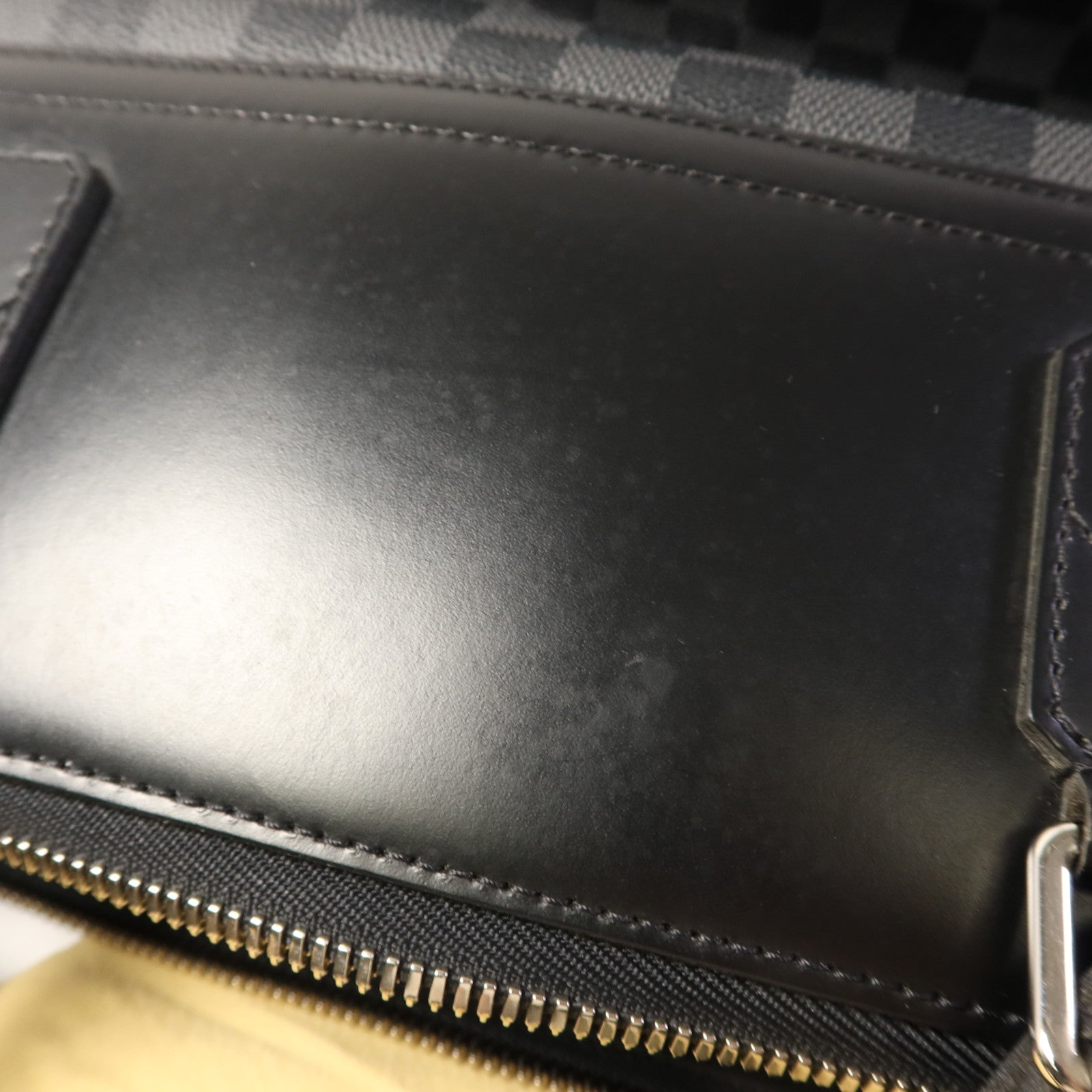 LOUIS VUITTON Damier Graphite Neo Greenwich銀扣手挽肩背兩用袋