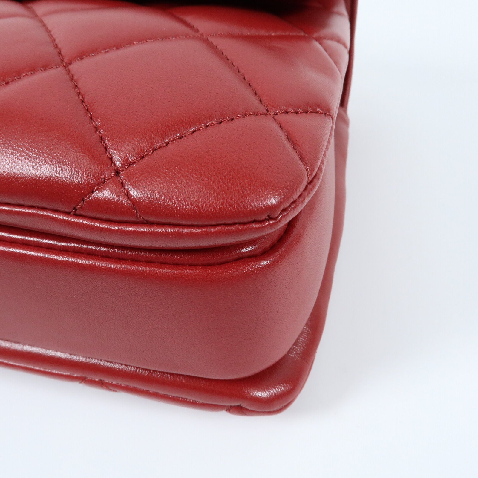 CHANEL 羊皮皮革Trendy CC金扣鏈帶手挽肩背兩用袋