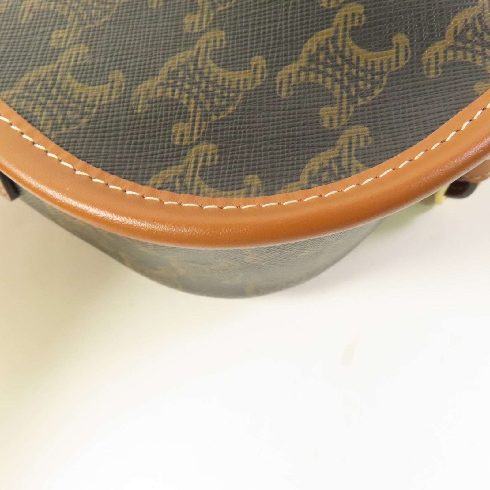 CELINE 塗層帆布Medium Folco肩背袋