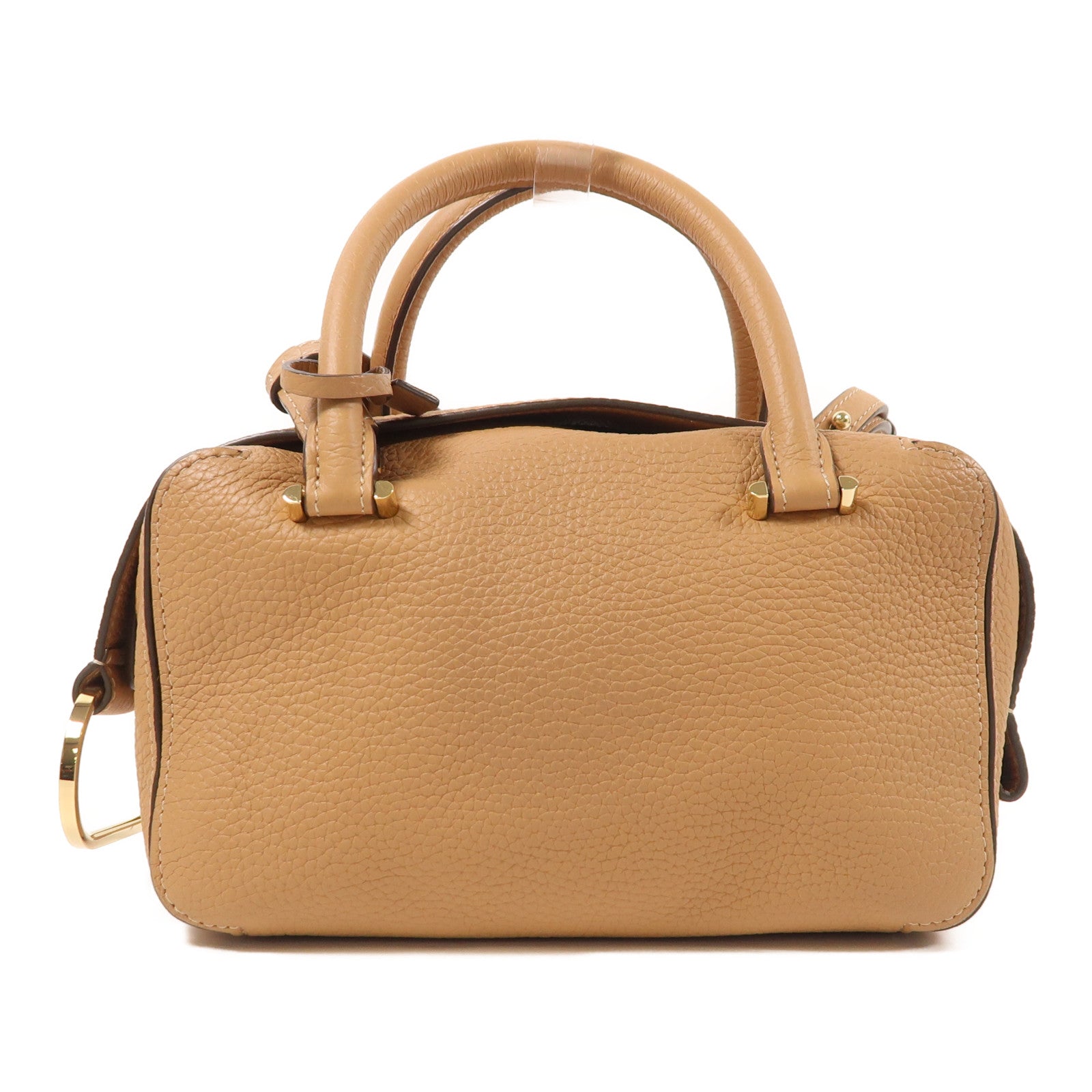 Delvaux 牛皮皮革Delvaux Cool Box Mini金扣手挽肩背兩用袋