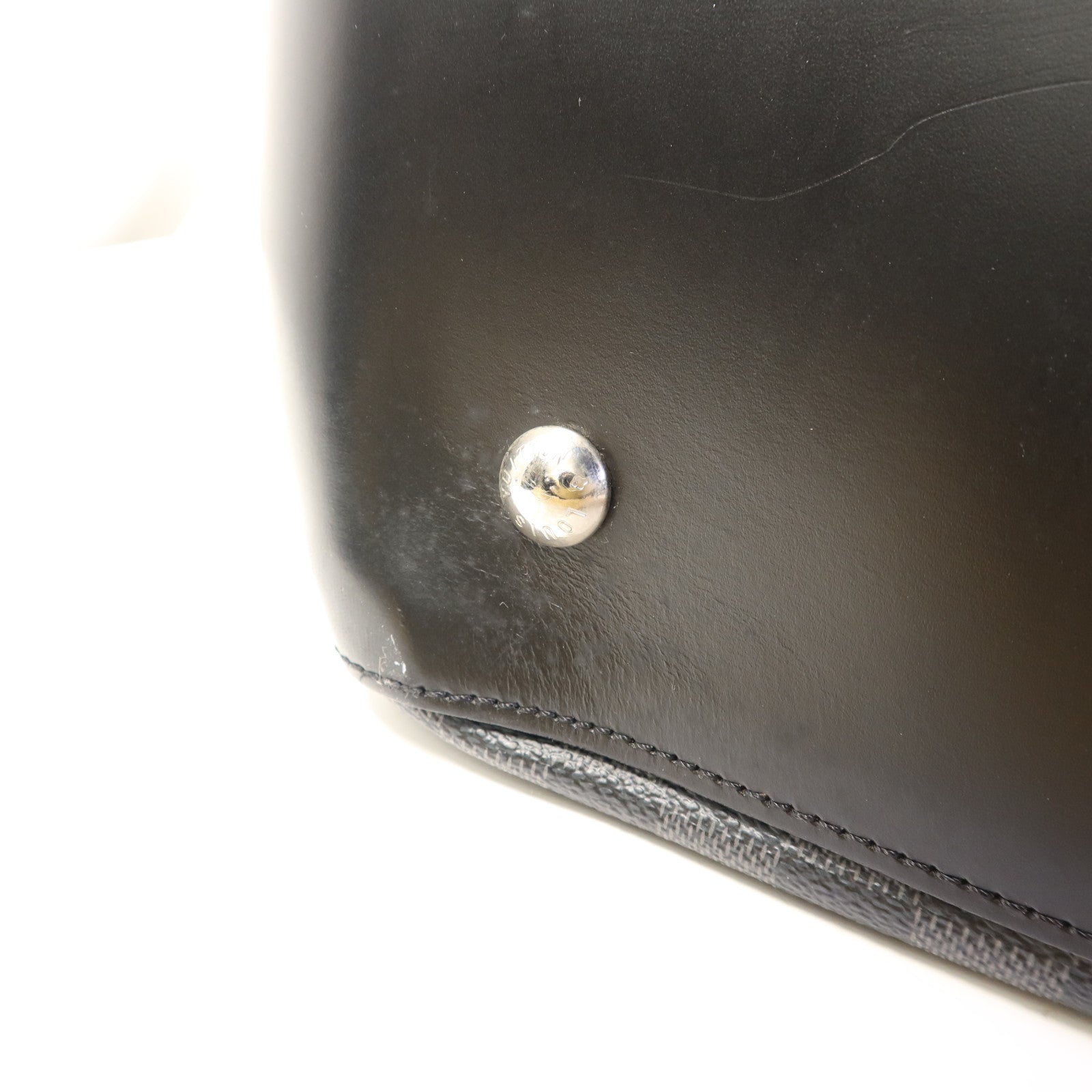 LOUIS VUITTON Damier Graphite Neo Greenwich銀扣手挽肩背兩用袋