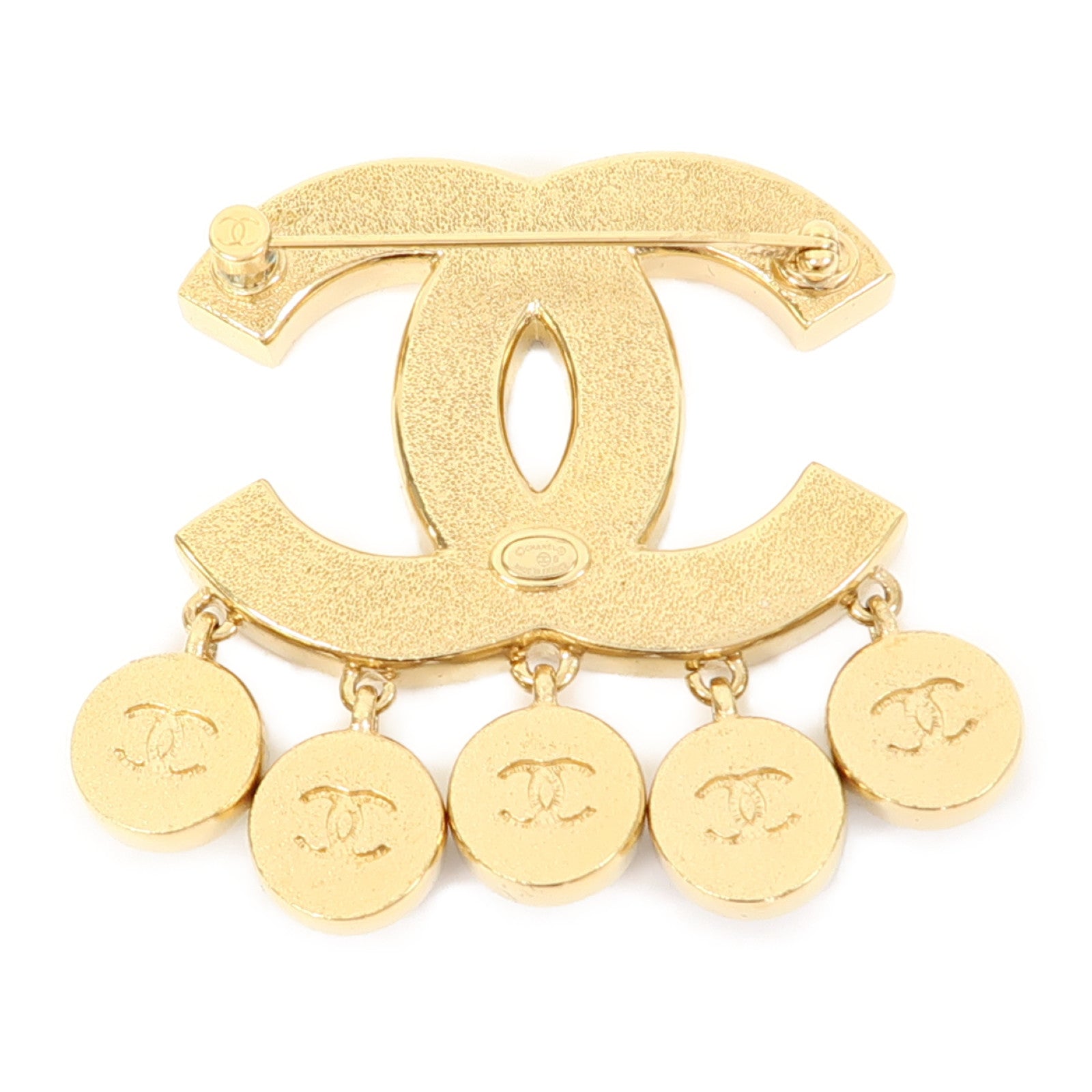 CHANEL 金屬/PVC Brooch胸針黑色