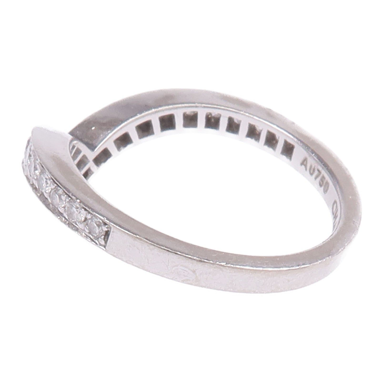 Chaumet 【激減優惠】18K白金Josephine Aigrette鑽石戒指Chaumet#52/US#6