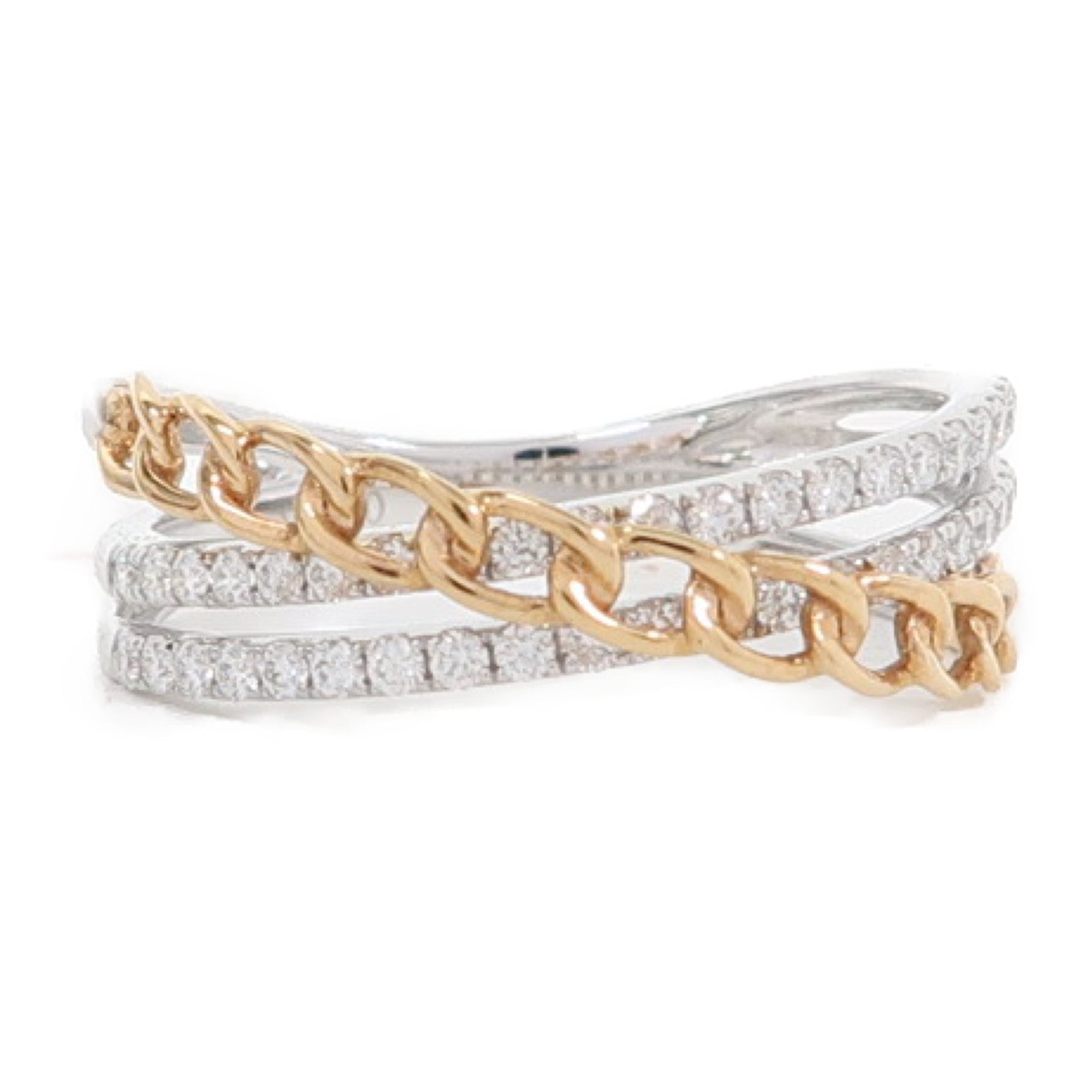 JEWELRY 18K白金Ring 0.32ct鑽石戒指US#6.75