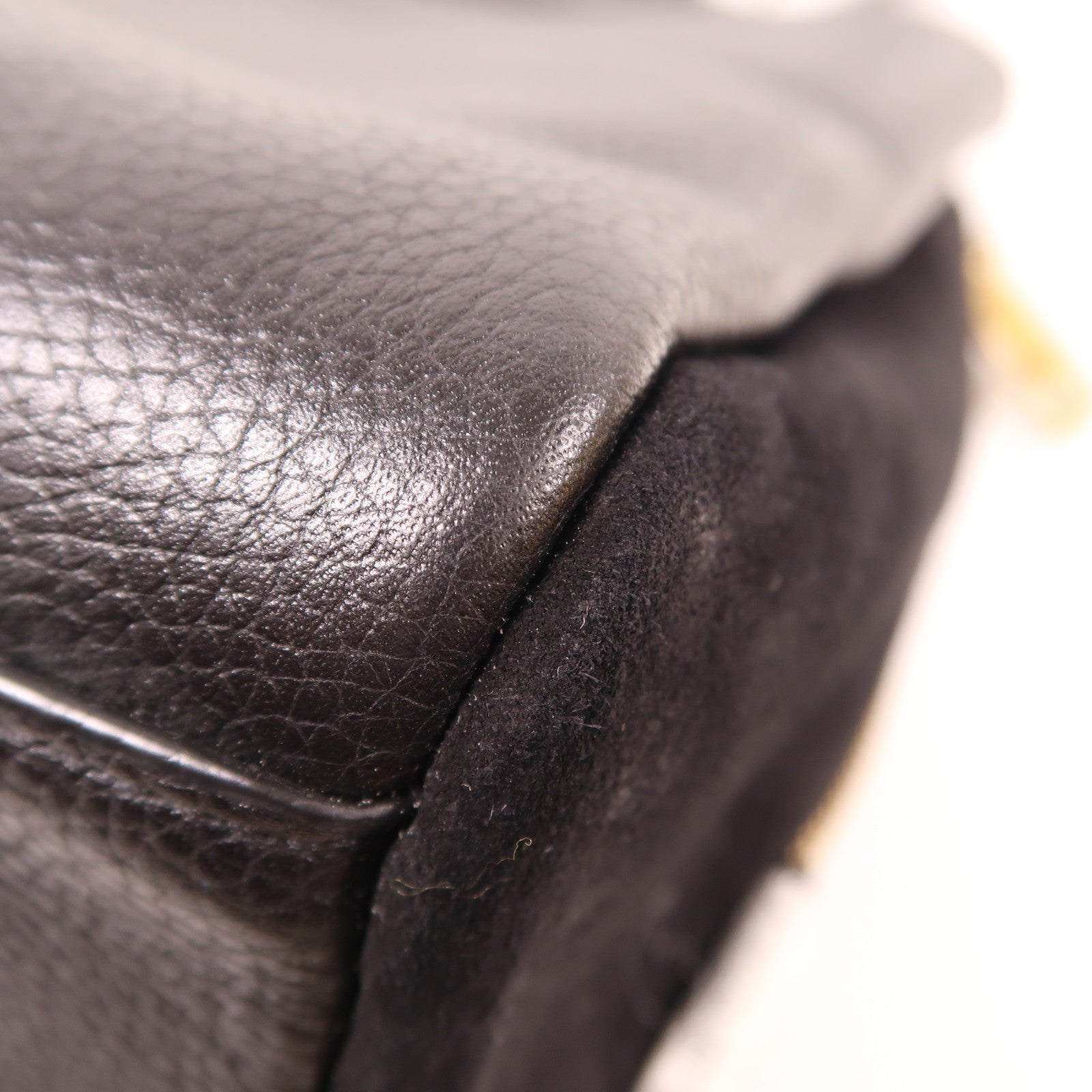 COACH GHW Tote Bag Shoulder Bag Calfskin Leather