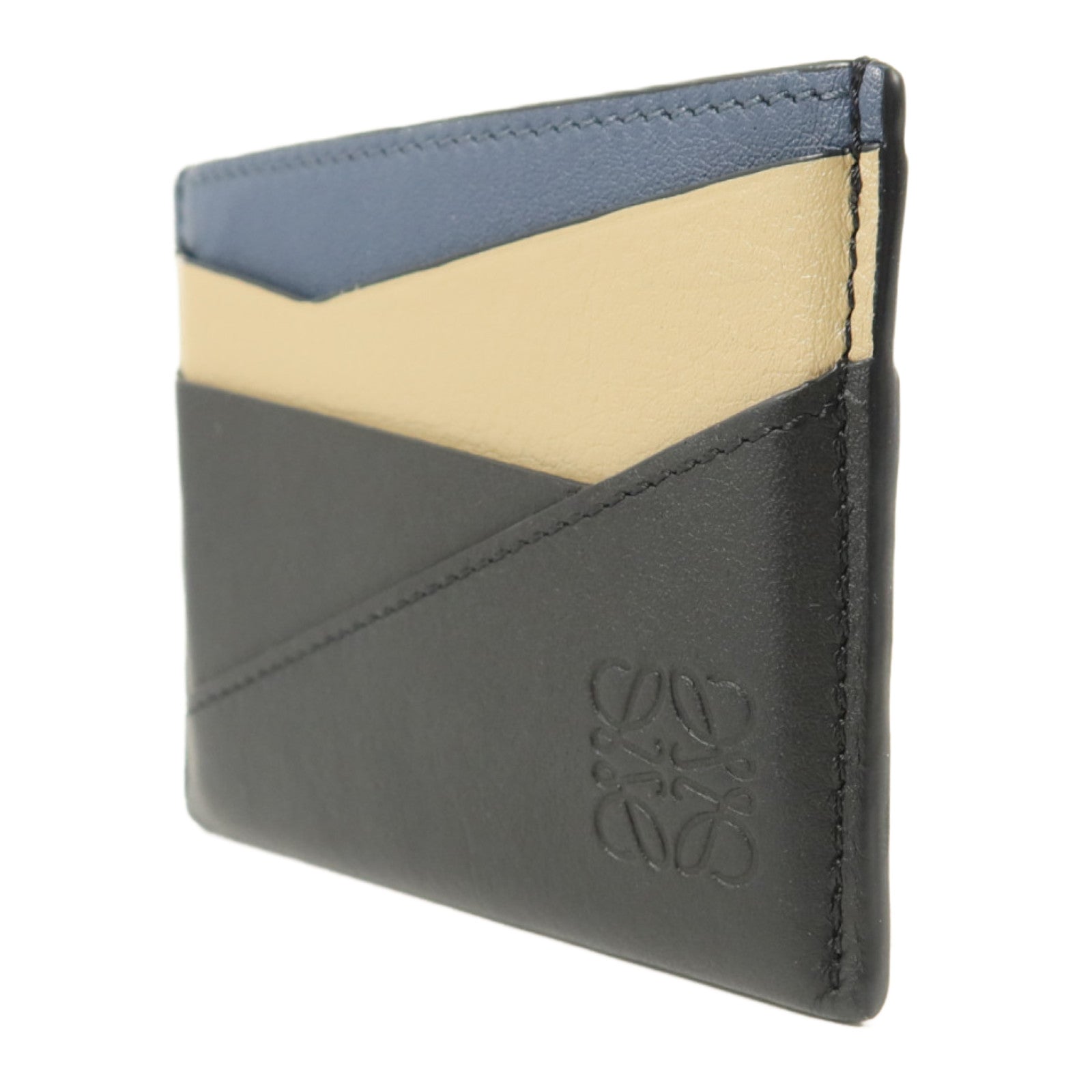 LOEWE 牛皮皮革Puzzle Plain Card Holder卡片套