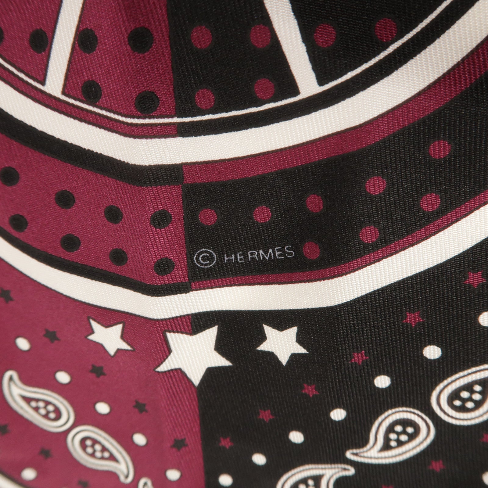 HERMES 絲質Bandana Scarf 55X55絲巾