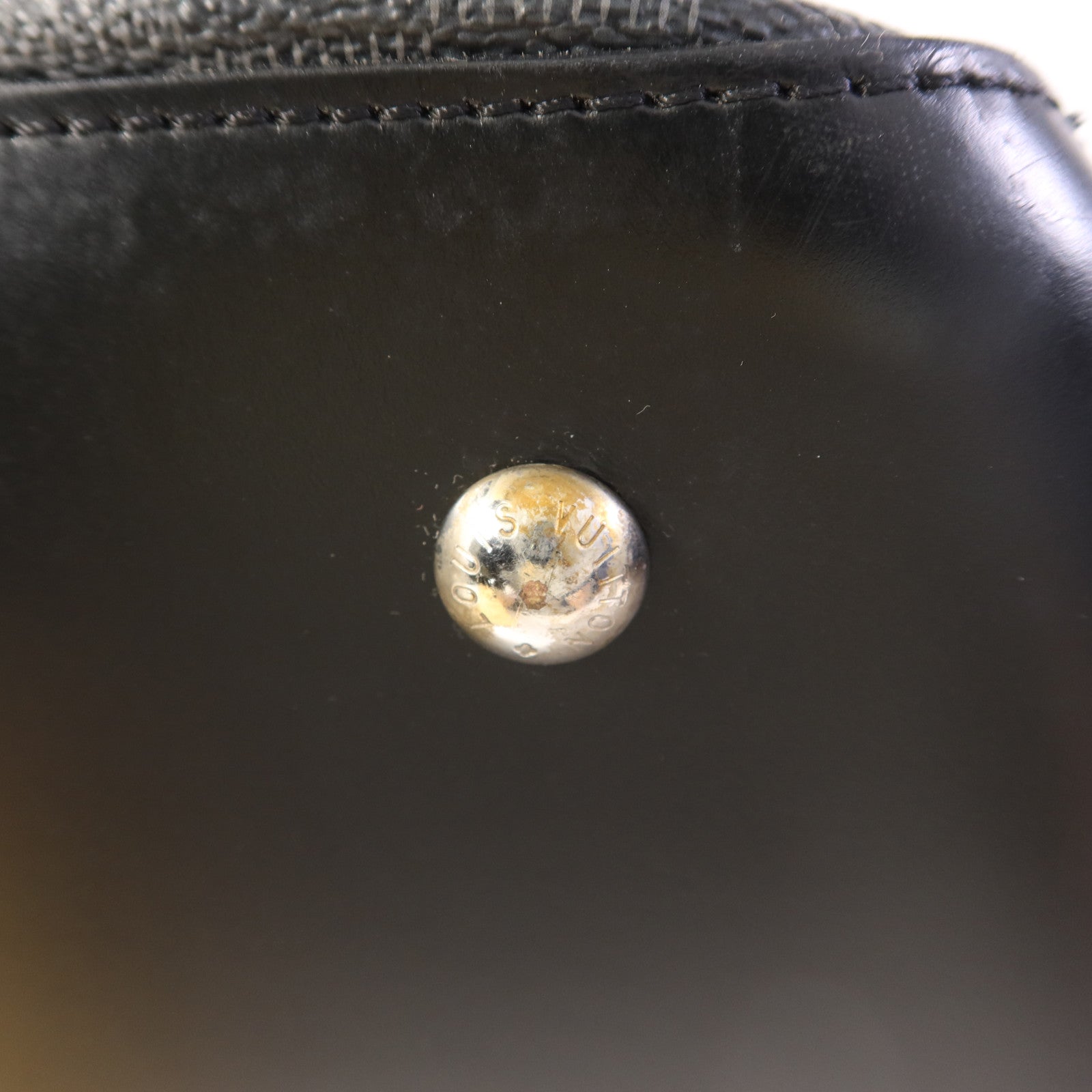 LOUIS VUITTON Damier Graphite Neo Greenwich銀扣手挽肩背兩用袋