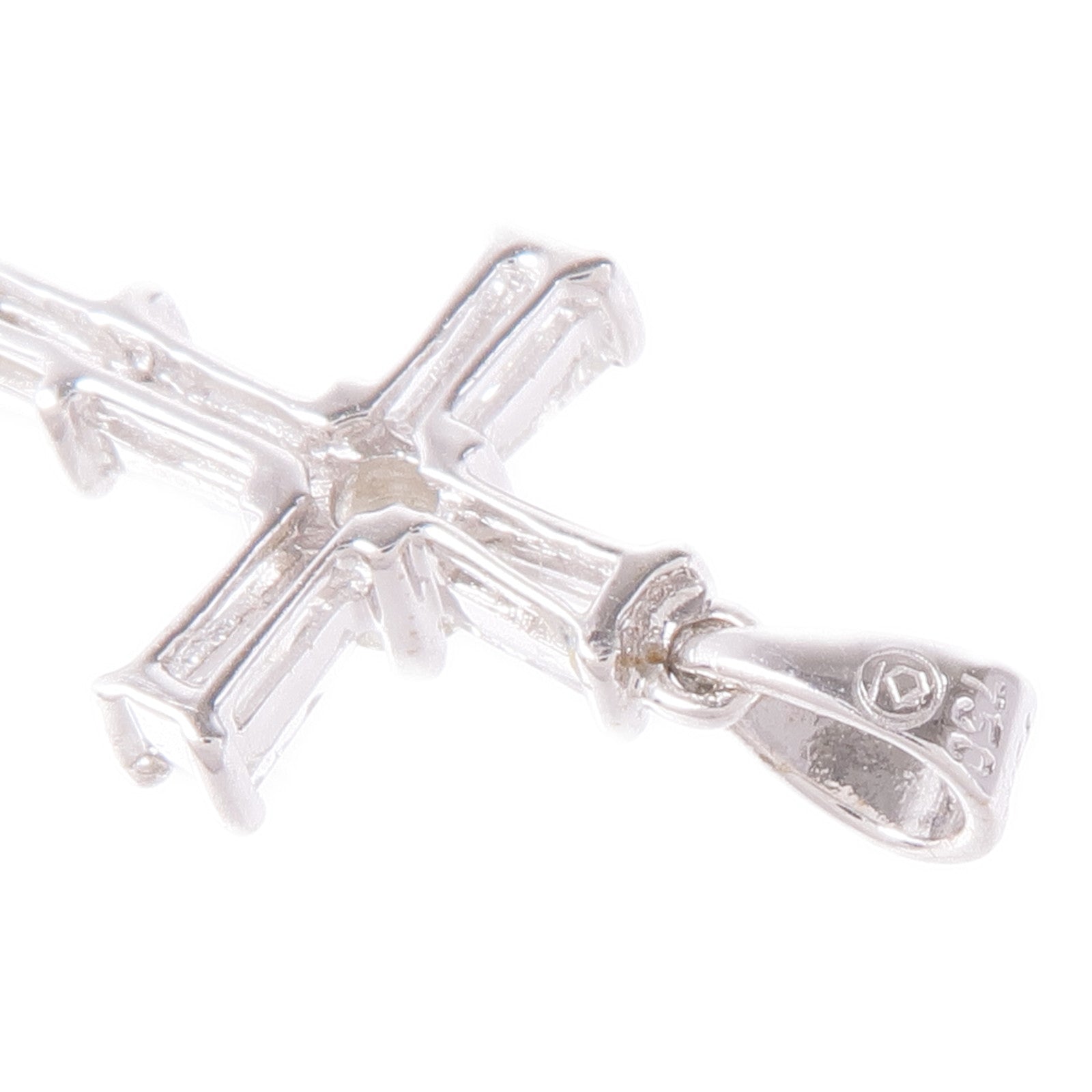 JEWELRY 18K白金Diamond Pendant Top鑽石吊墜