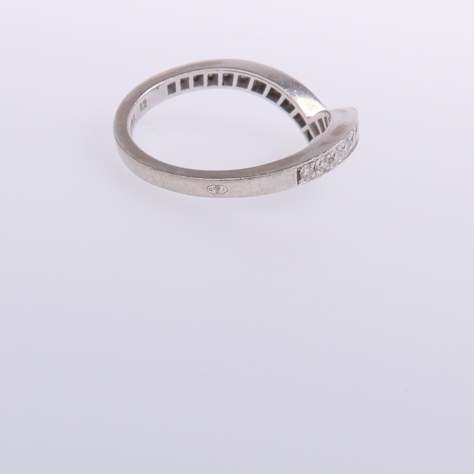 Chaumet 【激減優惠】18K白金Josephine Aigrette鑽石戒指Chaumet#52/US#6