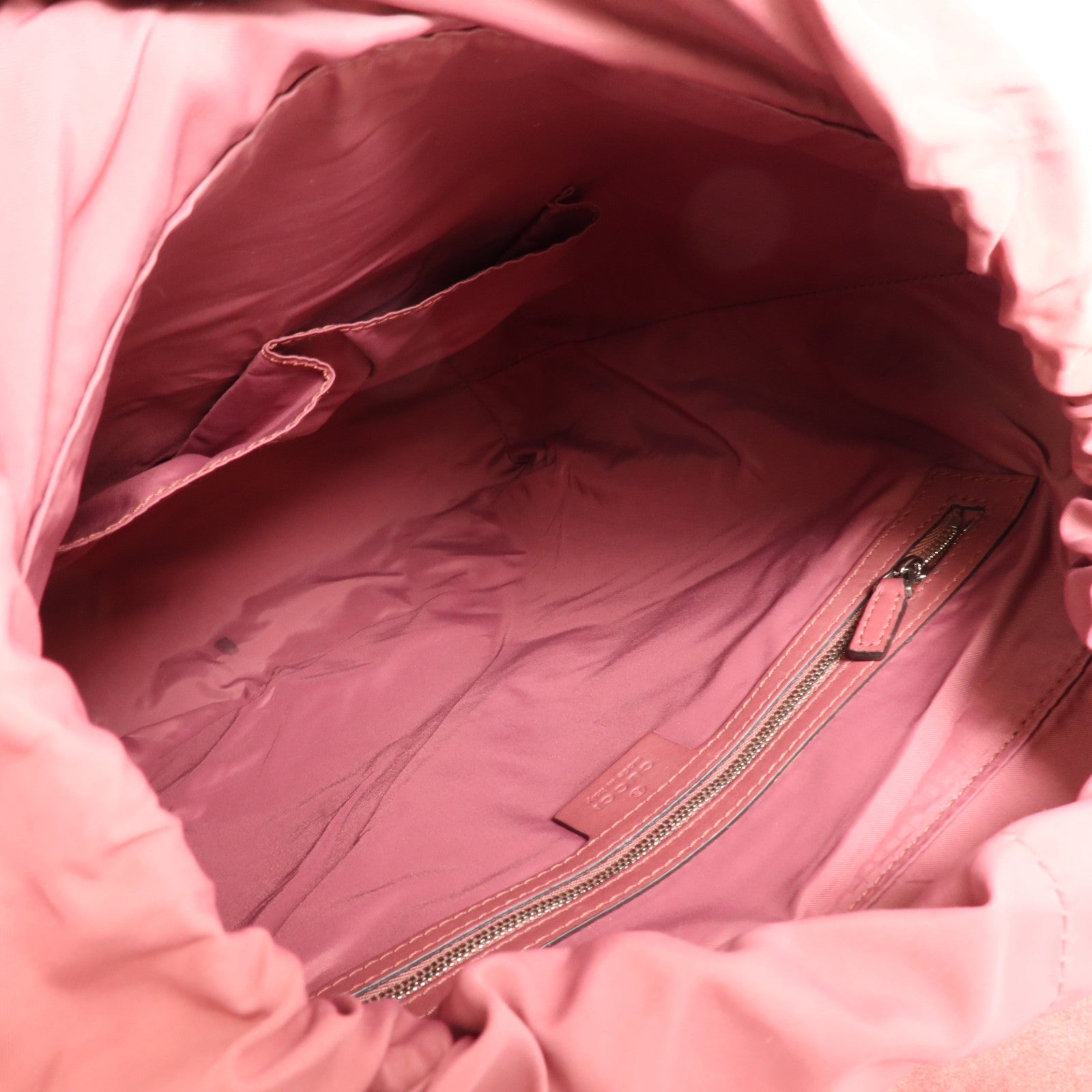GUCCI 塗層帆布GG Supreme Blooms Backpack銀扣背包