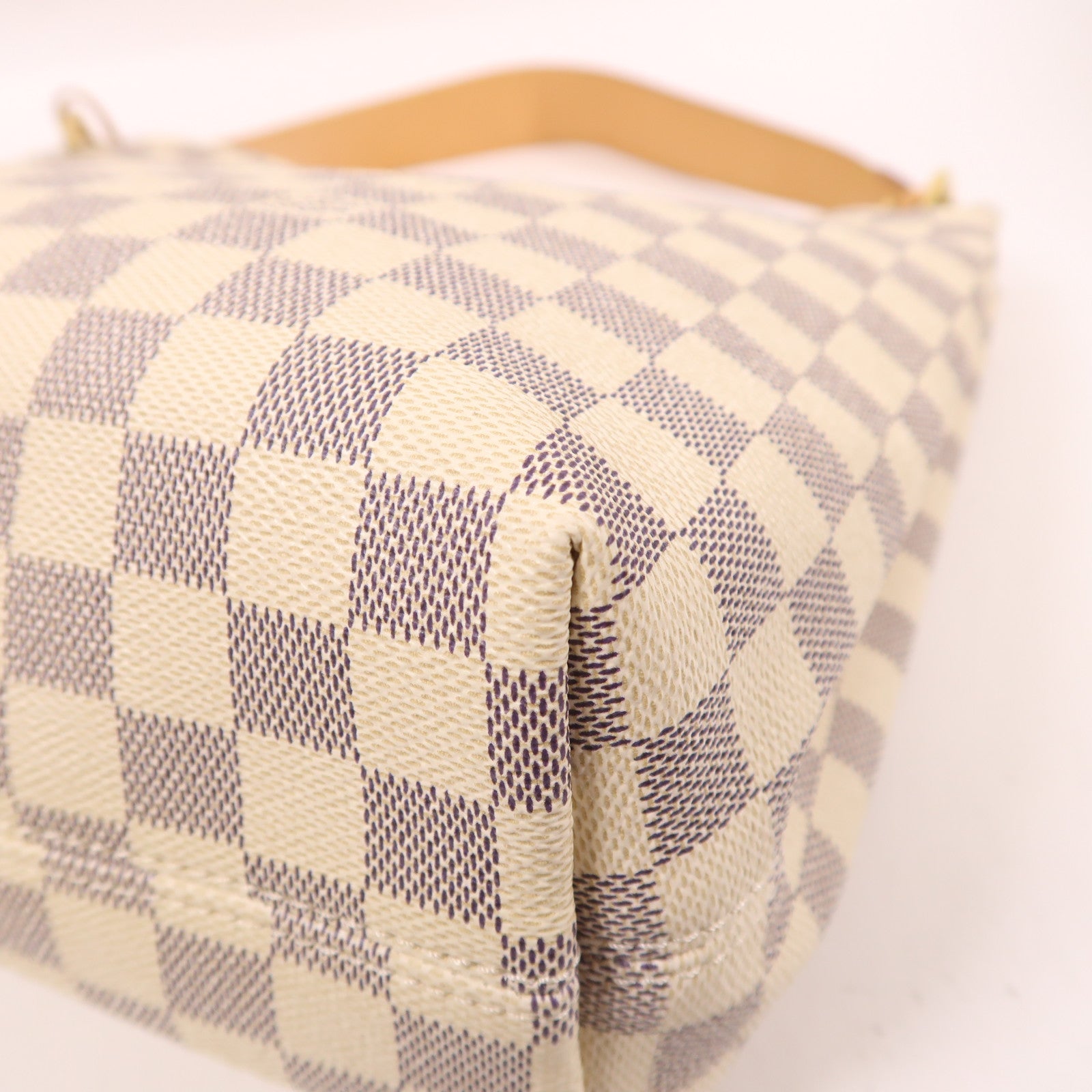 LOUIS VUITTON Damier Azur Sac Gracefui PM金扣肩背袋