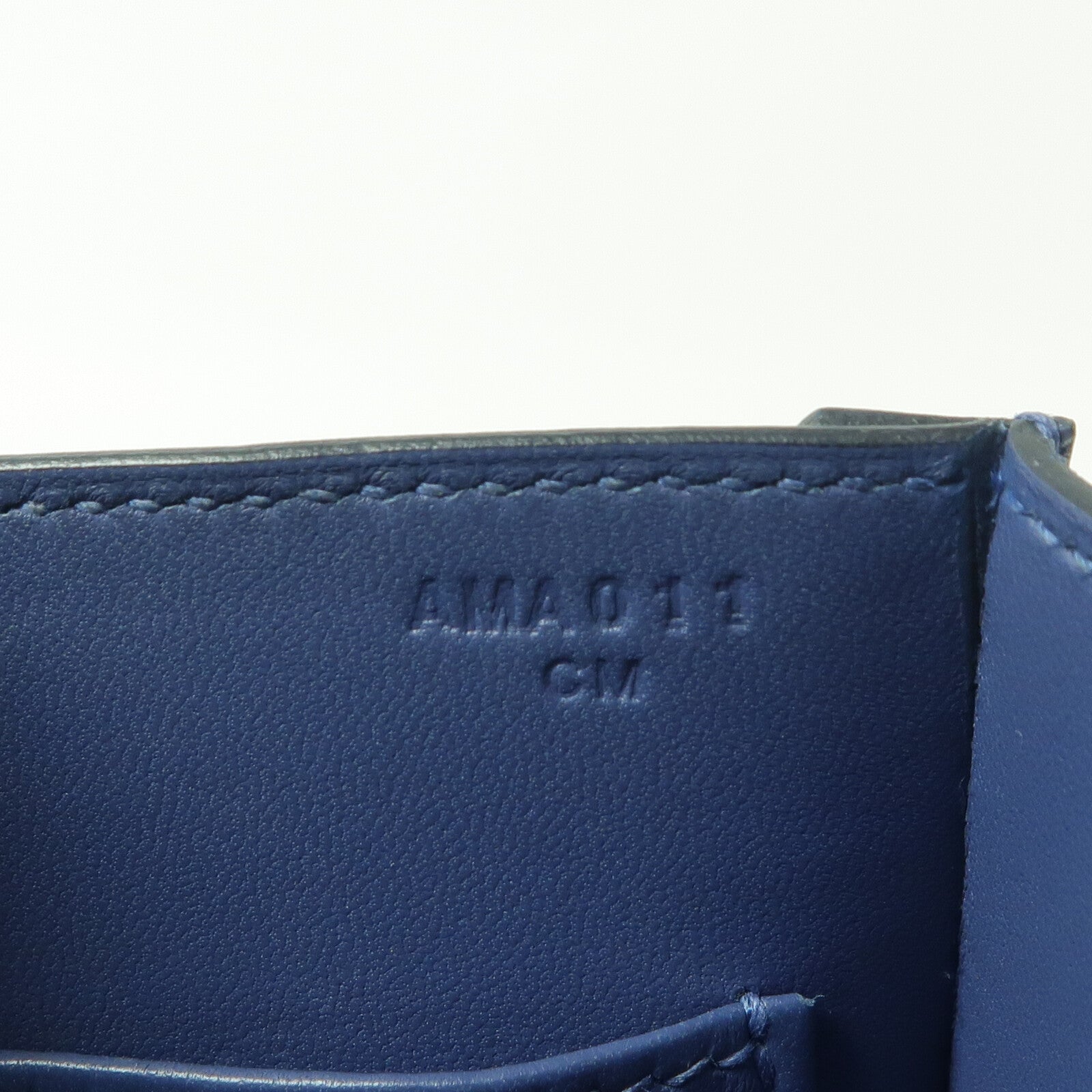 HERMES Epsom皮革Verrou 23銀扣肩背袋Bleu Encre
