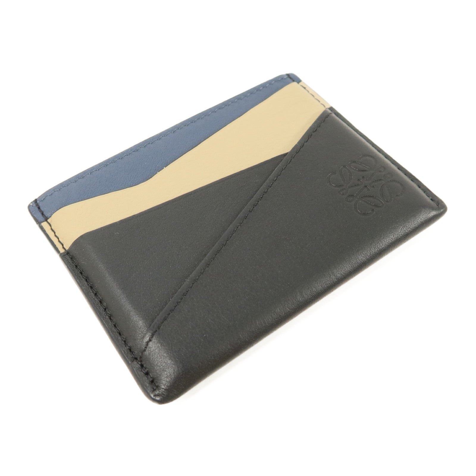 LOEWE 牛皮皮革Puzzle Plain Card Holder卡片套