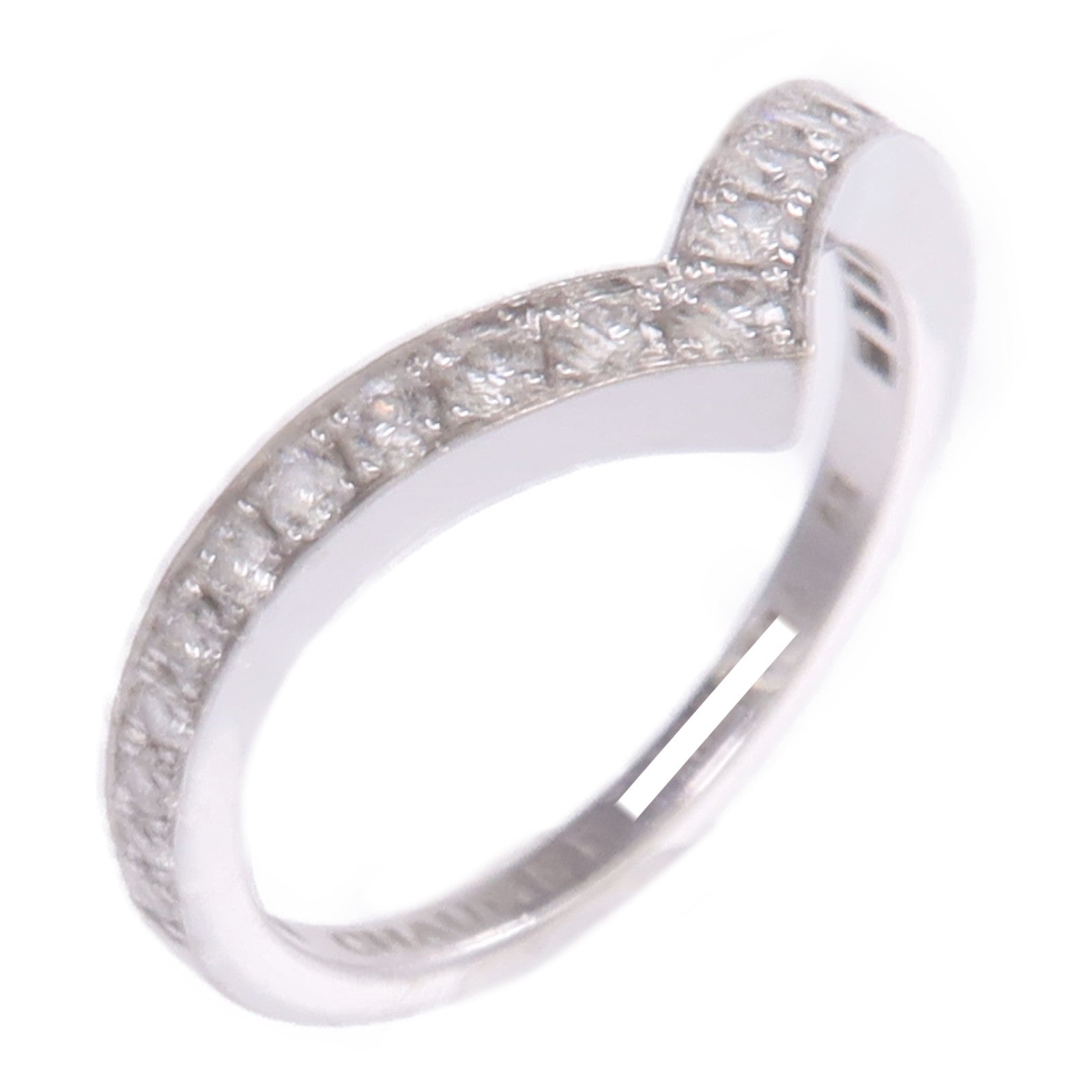Chaumet 【激減優惠】18K白金Josephine Aigrette鑽石戒指Chaumet#52/US#6