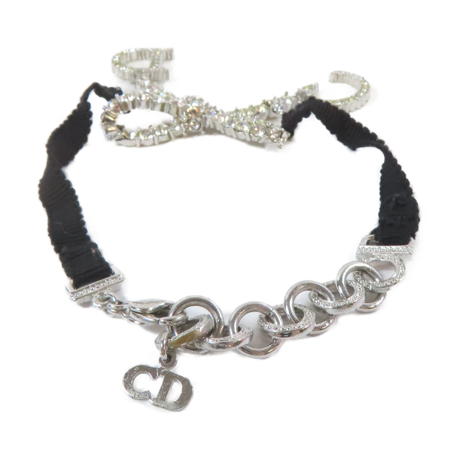 Dior 金屬Crystal Bracelet水晶手鏈