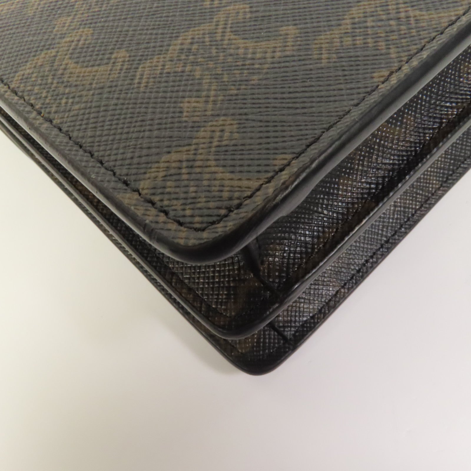 CELINE 塗層帆布Wallet On Strap肩背袋