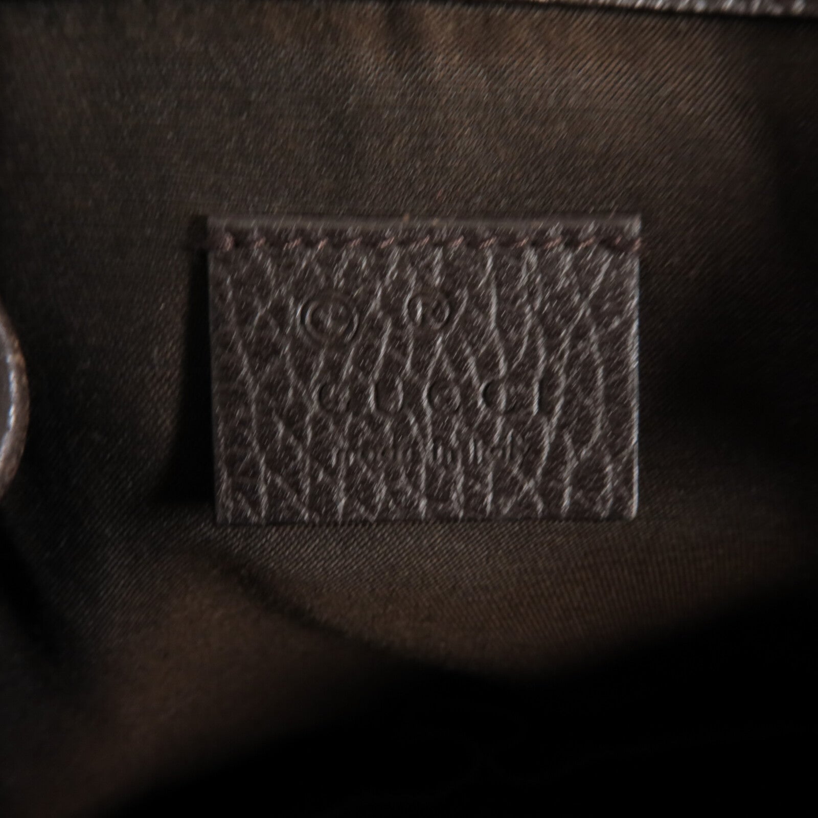 GUCCI 帆布Backpack銀扣背包