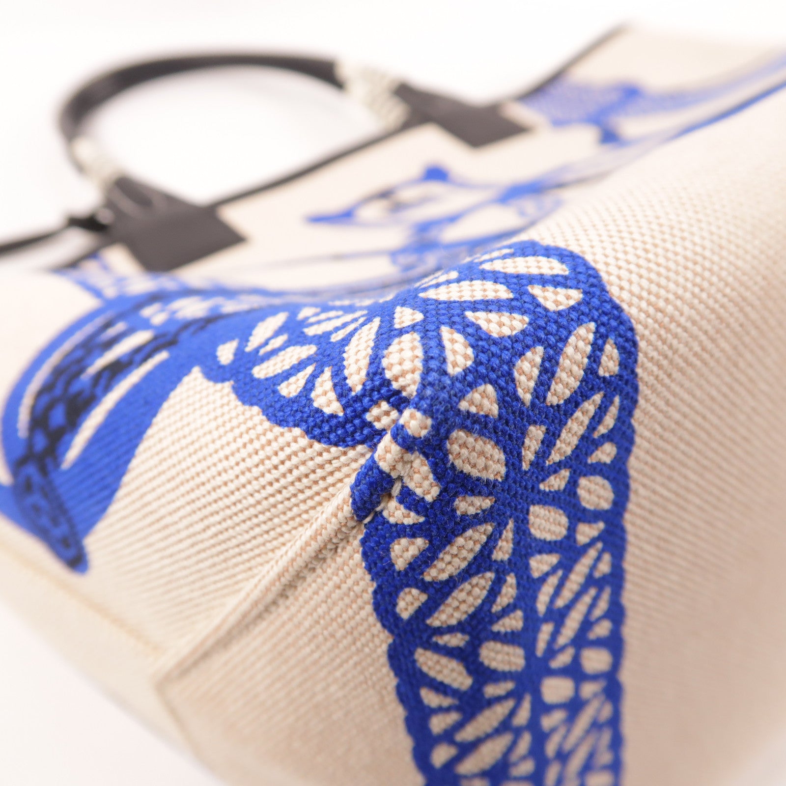 HERMES 帆布Steeple 28肩背袋