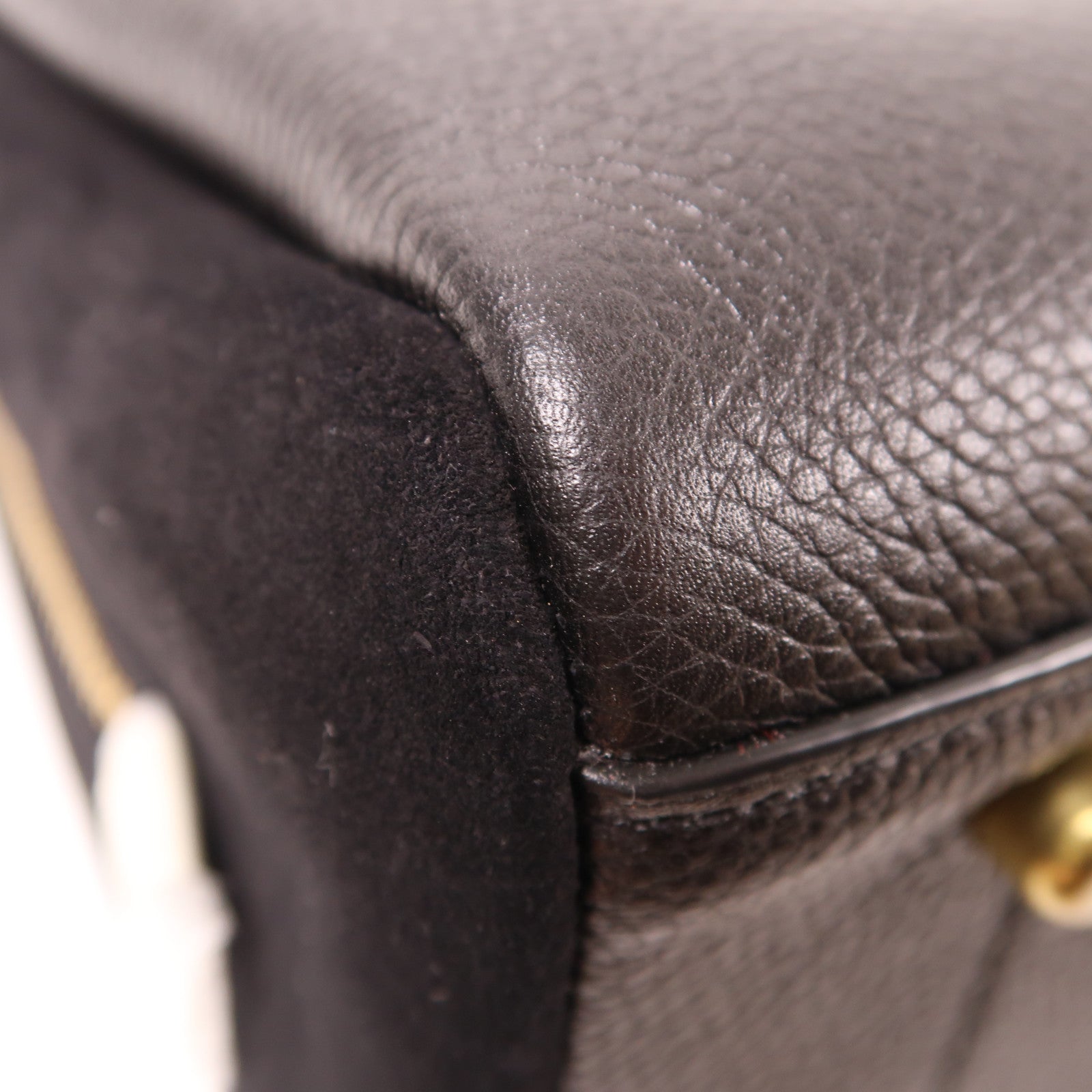 COACH GHW Tote Bag Shoulder Bag Calfskin Leather