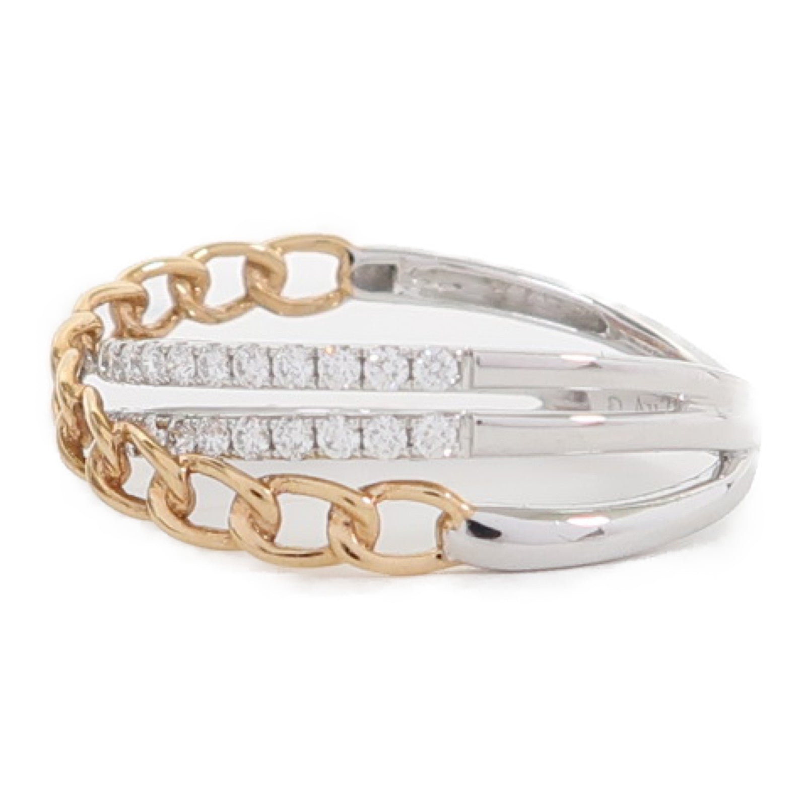 JEWELRY 18K白金Ring 0.32ct鑽石戒指US#6.75