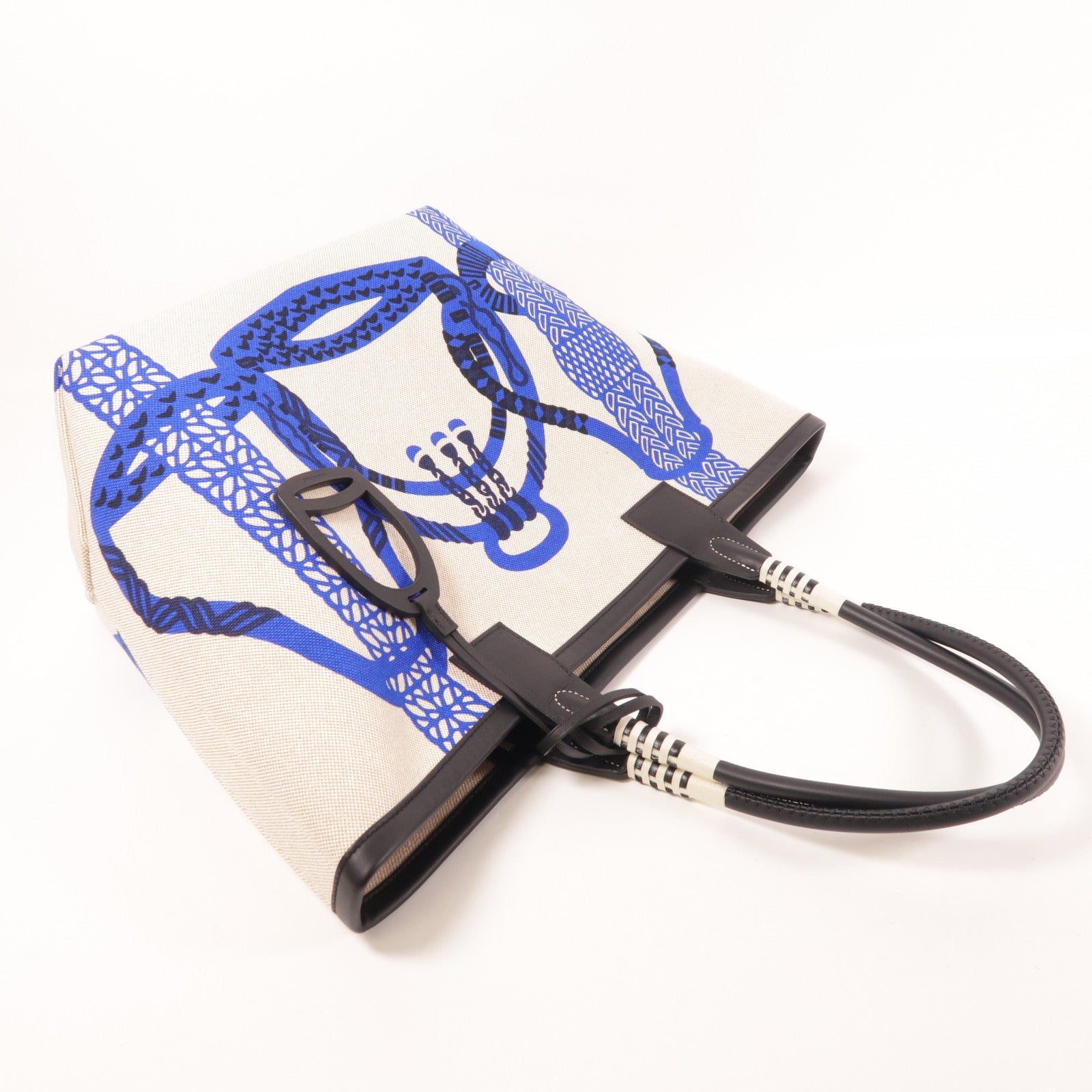 HERMES 帆布Steeple 28肩背袋