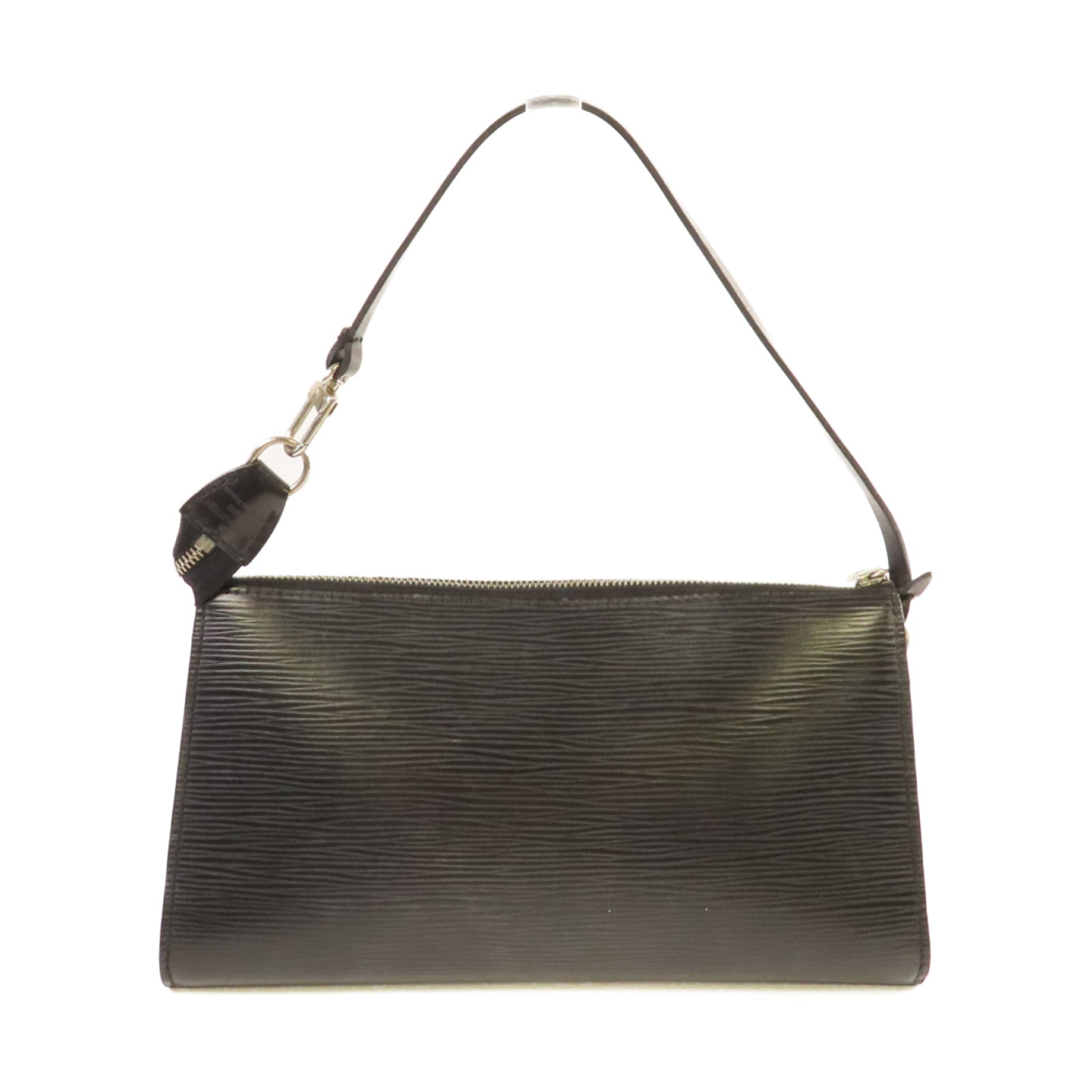 LOUIS VUITTON 【激減優惠】Epi皮革Pochette Accessories Shoulder Pouch銀扣肩背袋黑色