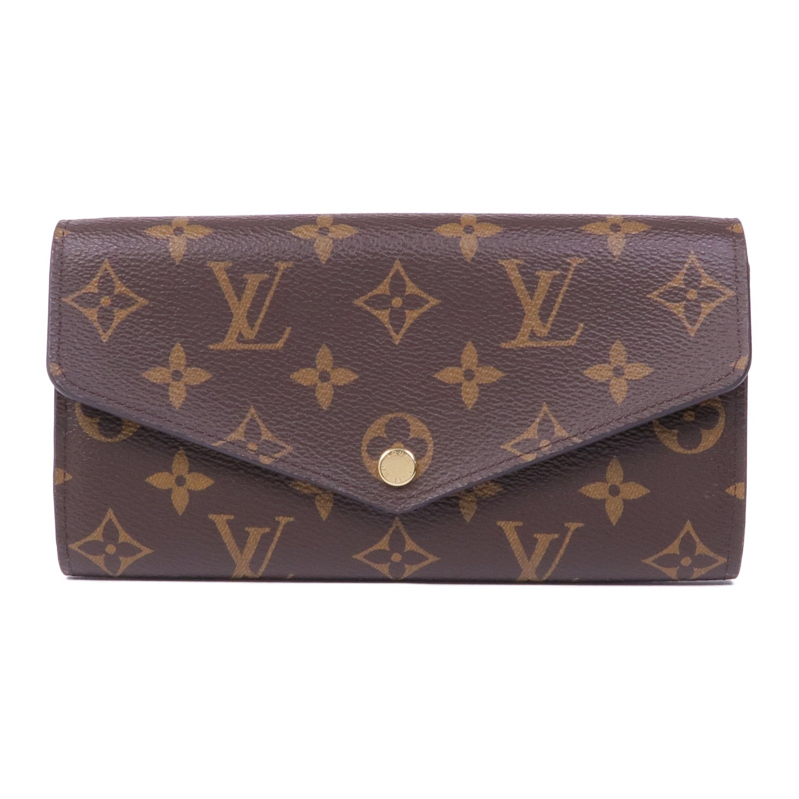 LOUIS VUITTON Monogram Portefeuille Sara金扣長錢包