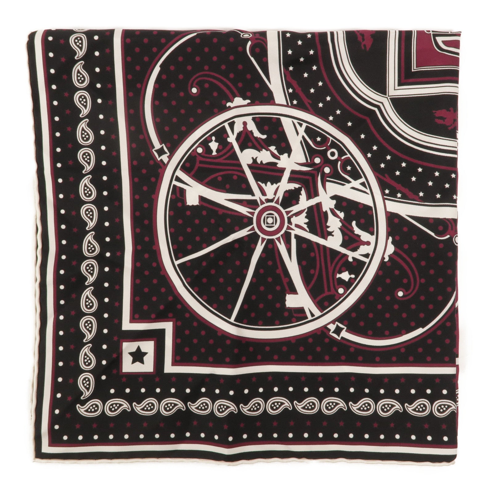 HERMES 絲質Bandana Scarf 55X55絲巾