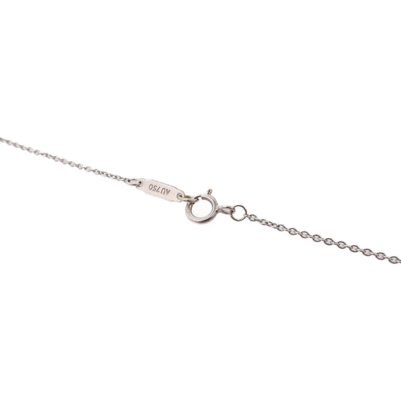 TIFFANY＆CO 【激減優惠】PT950鉑金/18K白金Keys Enchant Pendant項鍊