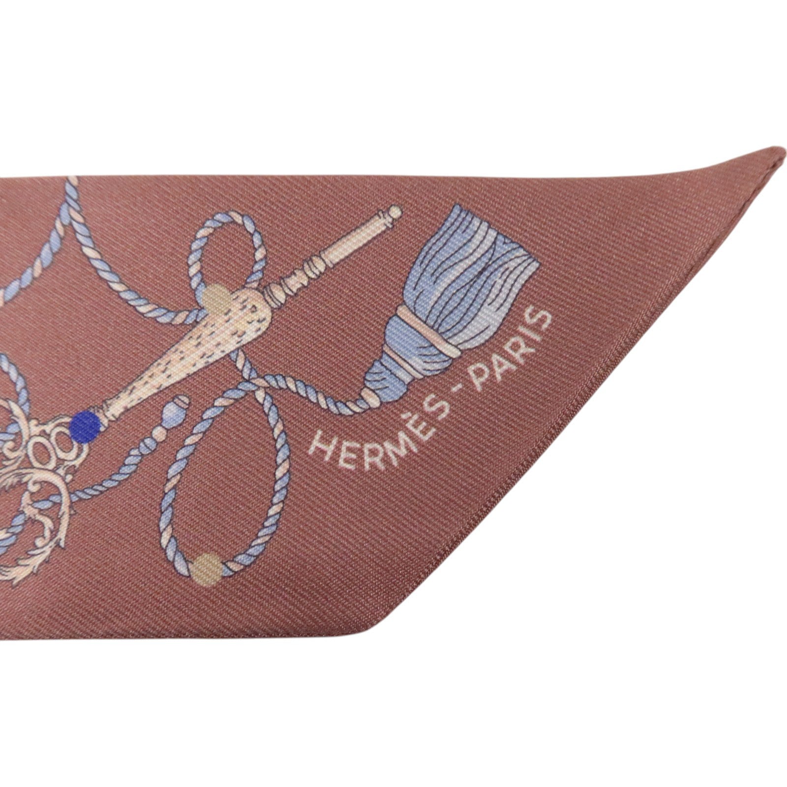 HERMES 絲質Twilly絲巾