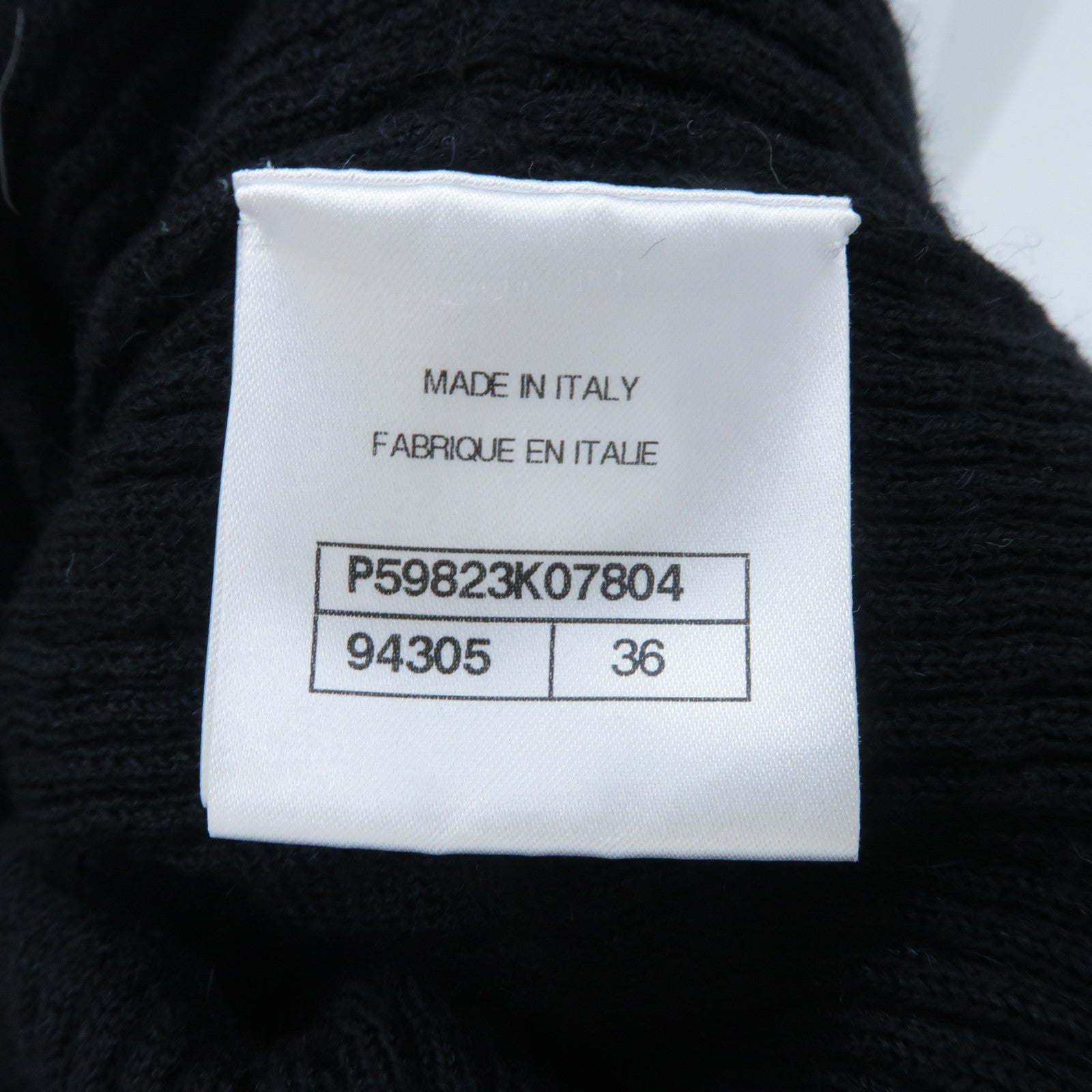 CHANEL Alpaca/Wool Coco Button Knit Dress連身裙
