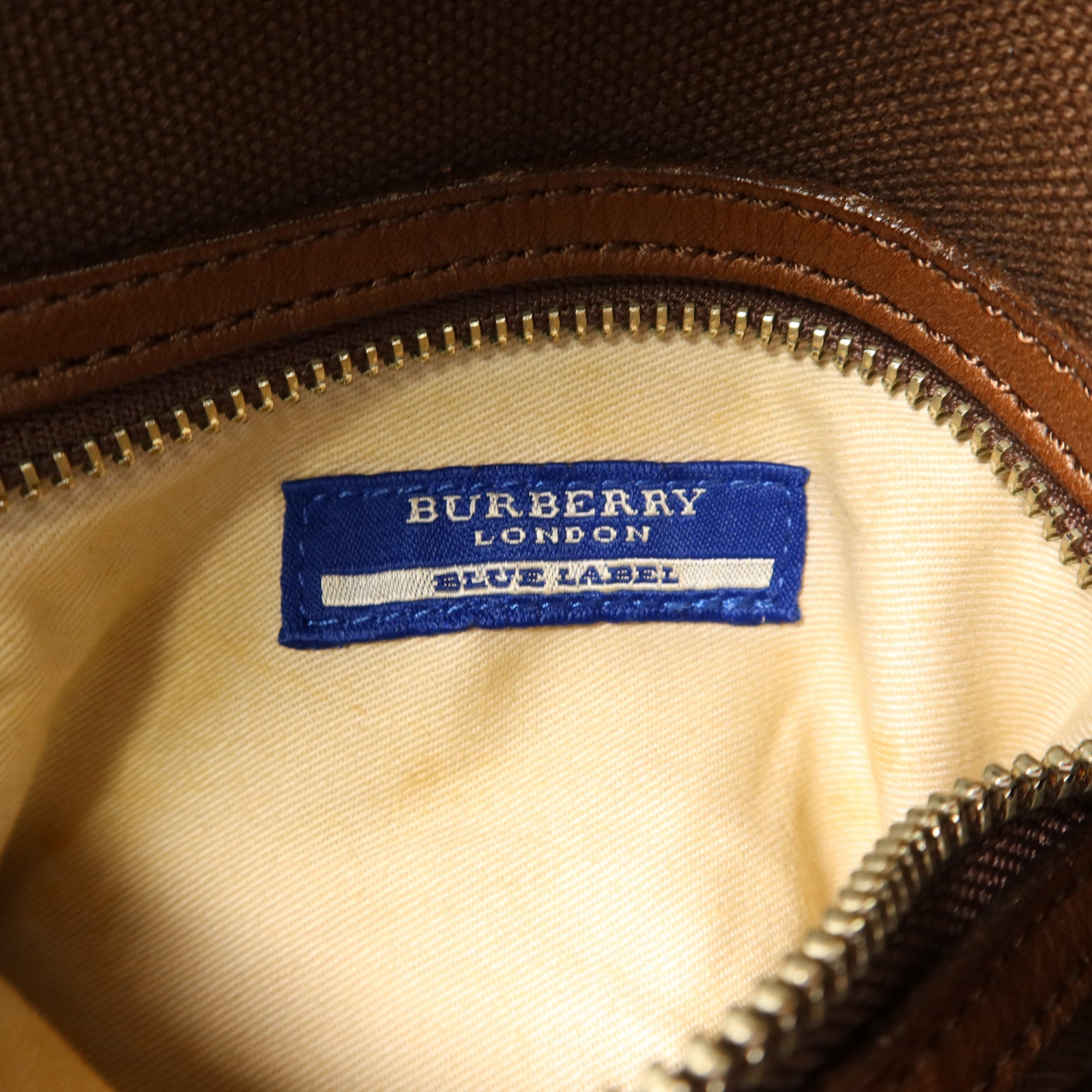 BURBERRY 帆布Shoulder Tote銀扣肩背袋/手挽袋