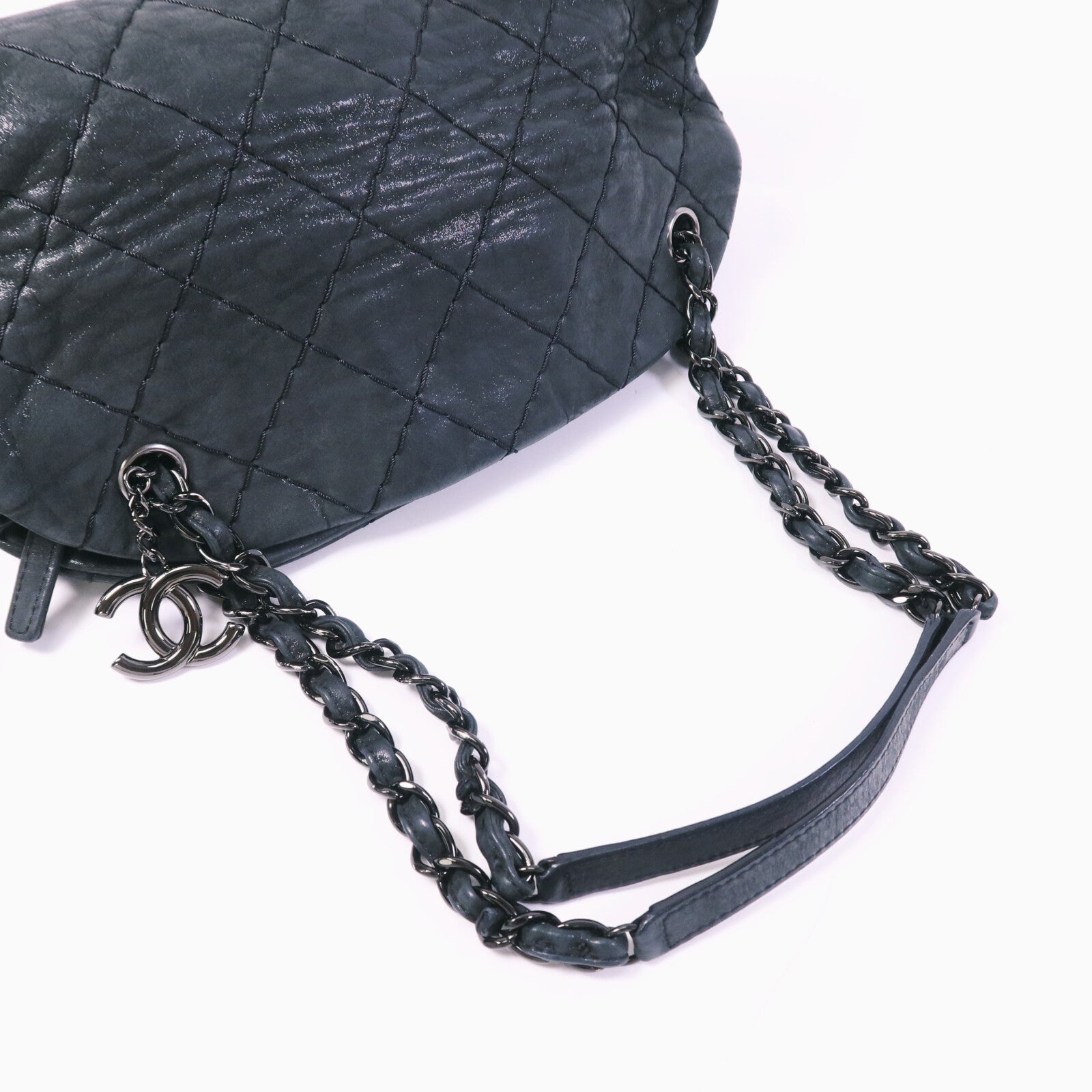 CHANEL 牛皮皮革Chain Shoulder Bag鏈帶肩背袋